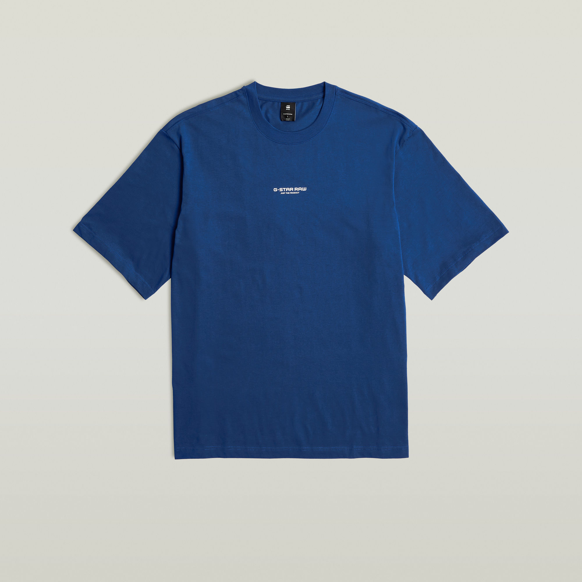 G-Star RAW Center Chest Boxy T-Shirt Midden blauw Heren