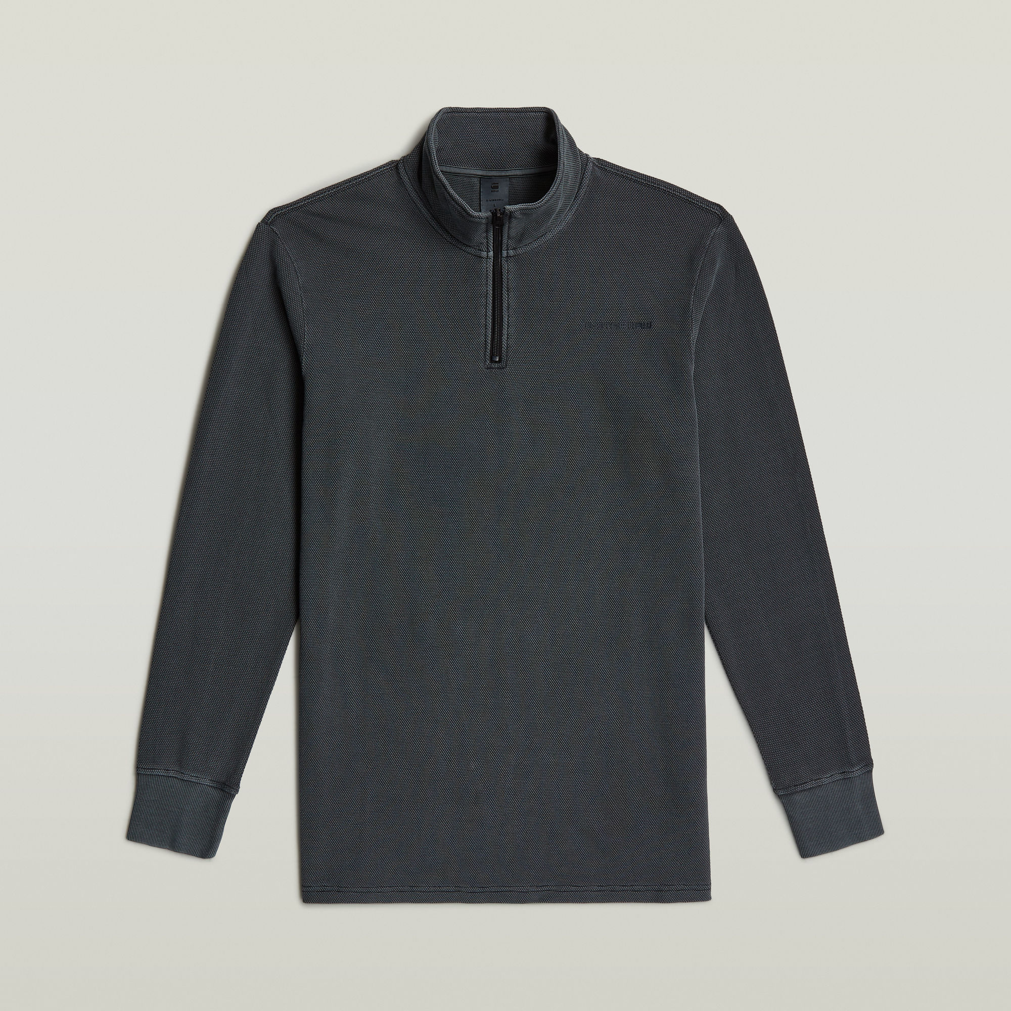 G-Star RAW Overdyed Half Zip Tweeter Donkerblauw Heren