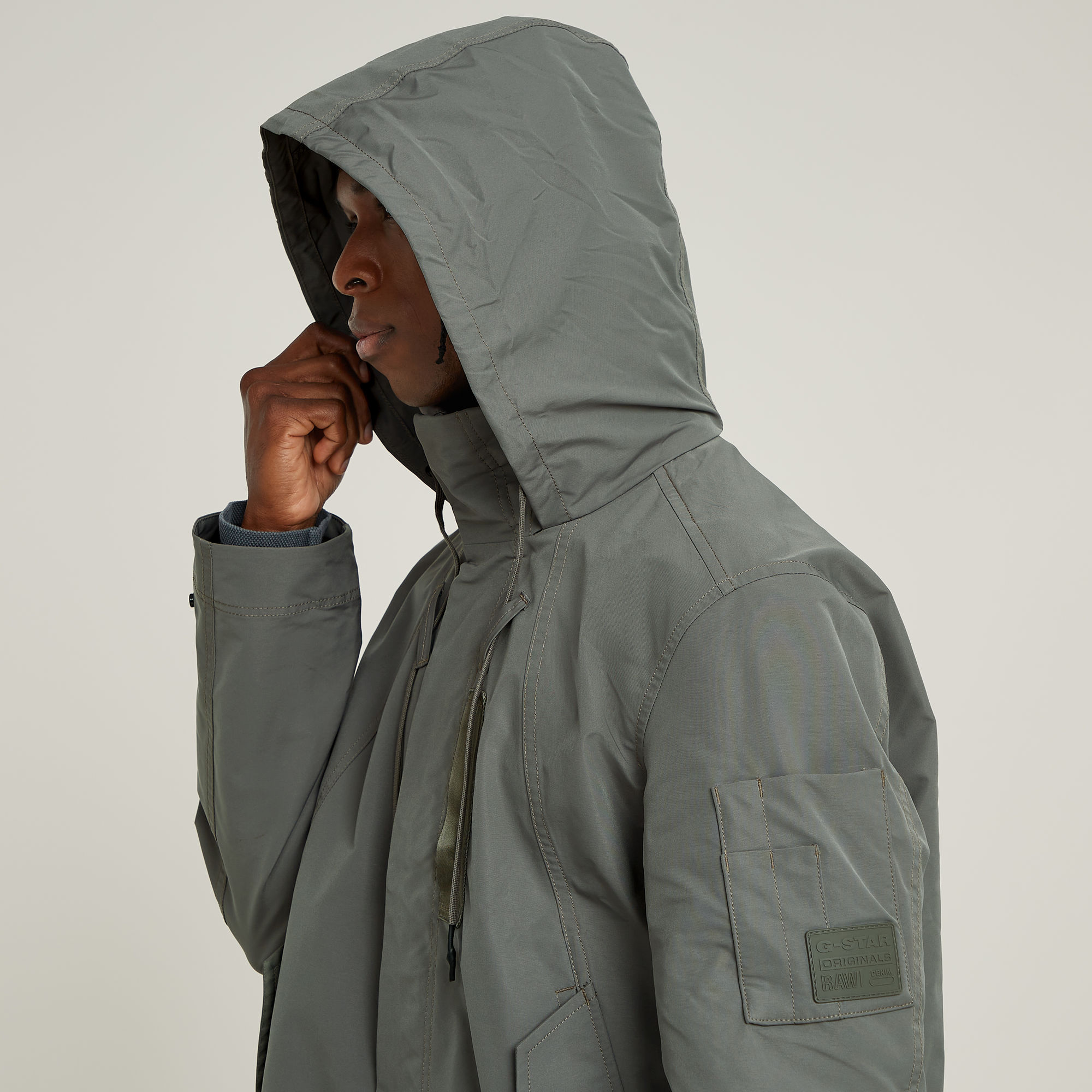 G-Star RAW Tech Jack Unpadded Grijs Heren