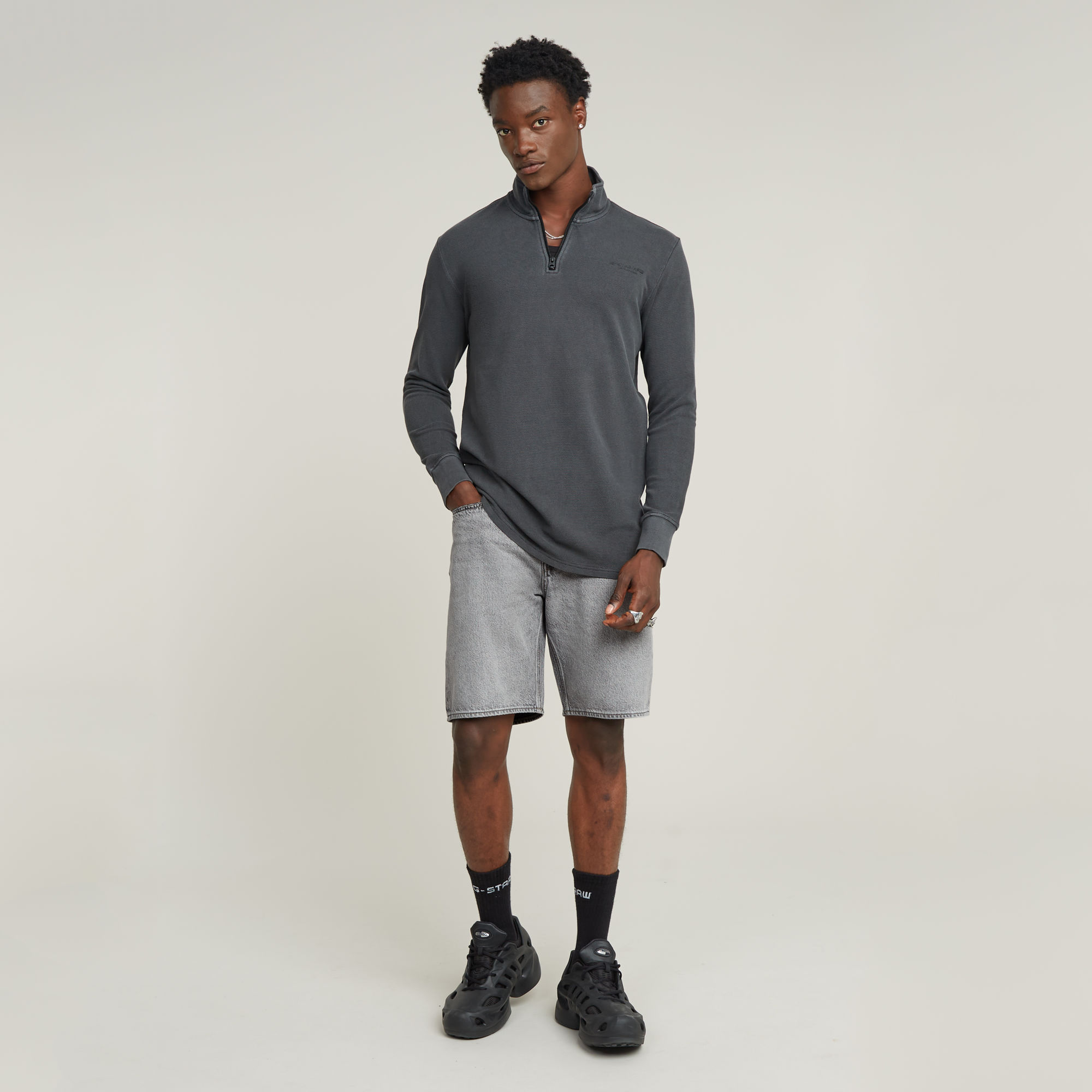 G-Star RAW Dakota Short Clean Edge Grijs Heren
