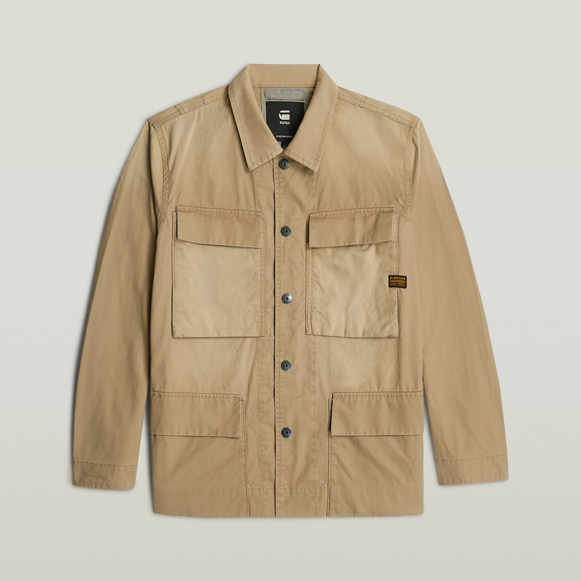 G-Star RAW 4 Pockets Overshirt Beige Heren