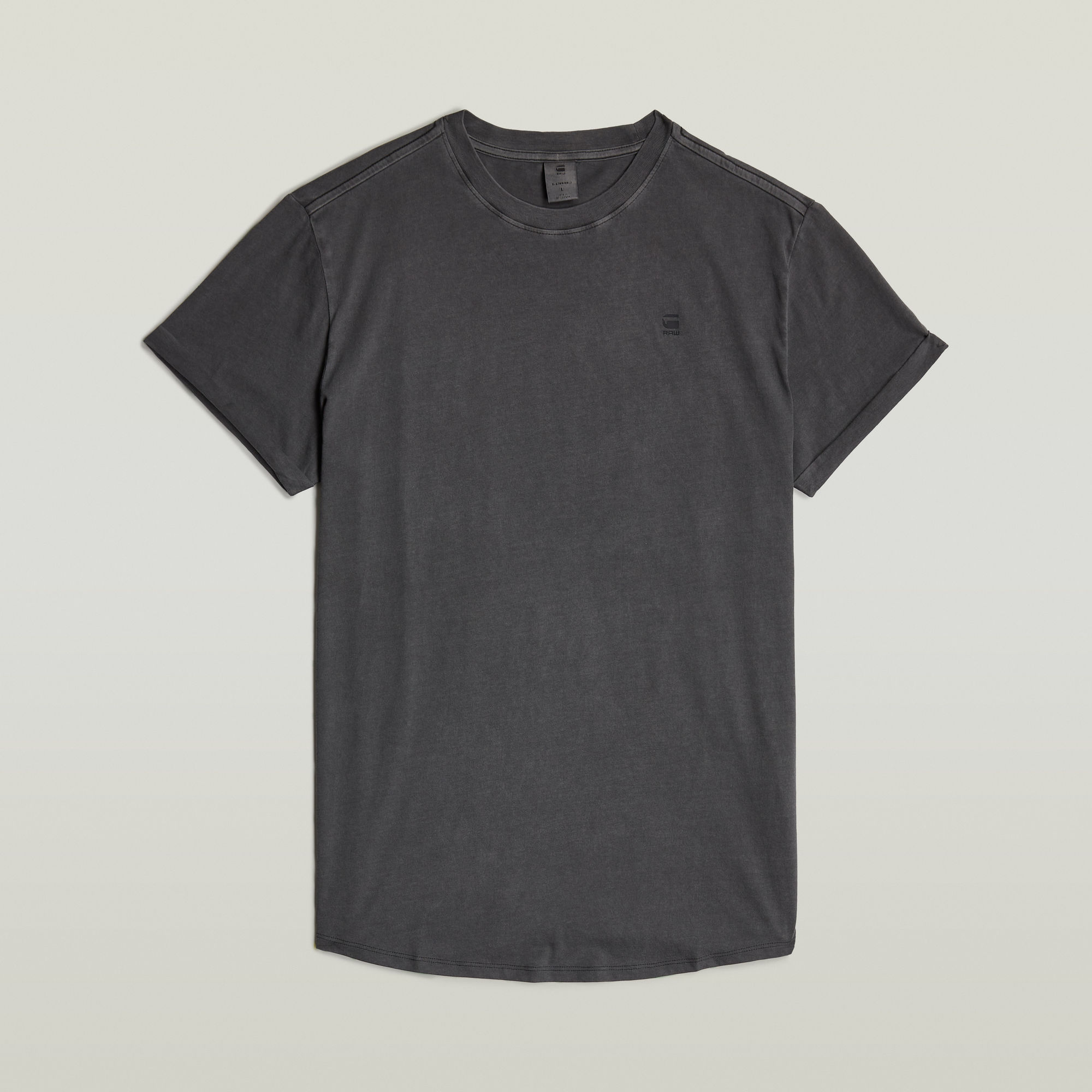 G-Star RAW Text Back Graphic Overdyed Lash T-Shirt Zwart Heren
