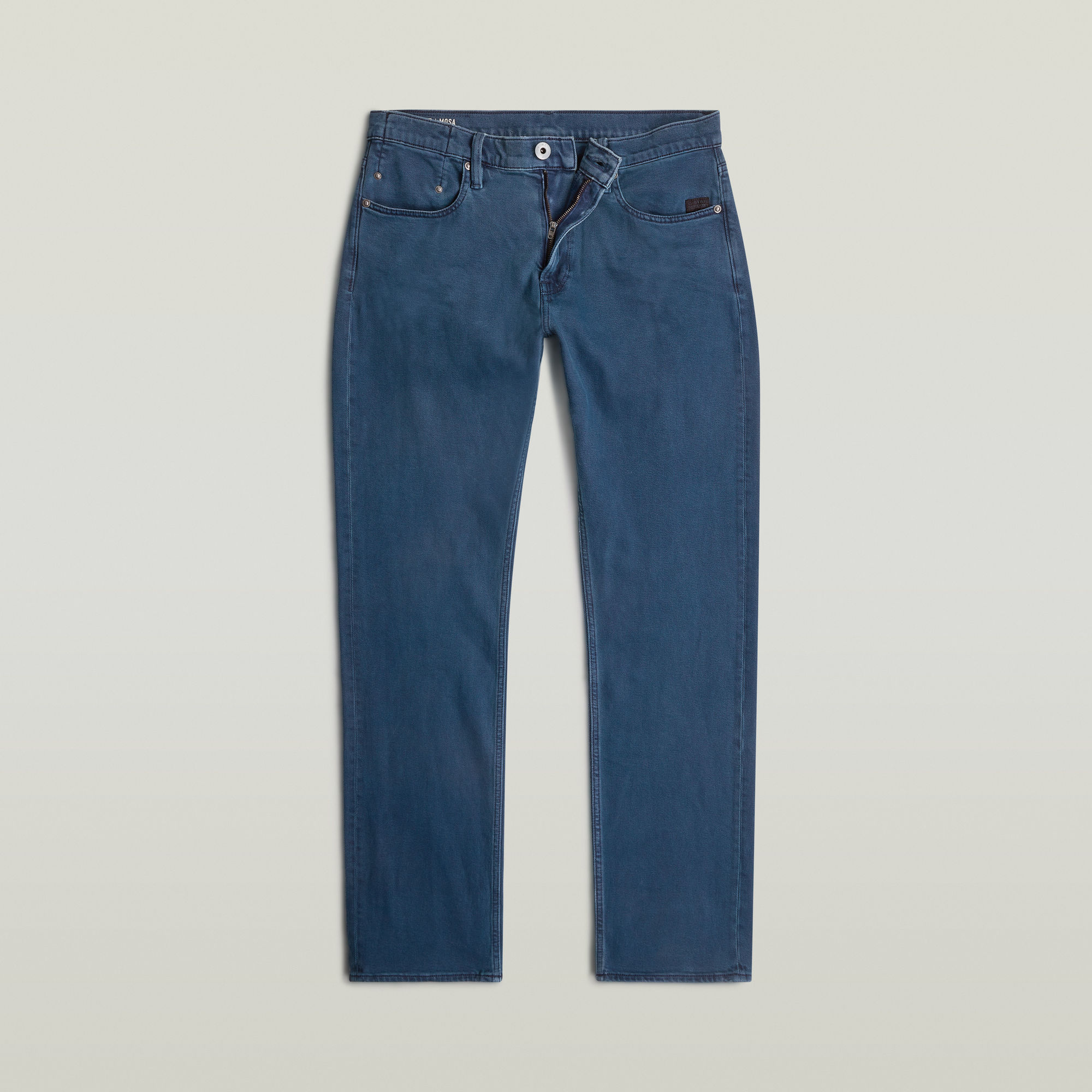 Thumbnail - Mosa Straight Jeans - Mittelblau - Herren