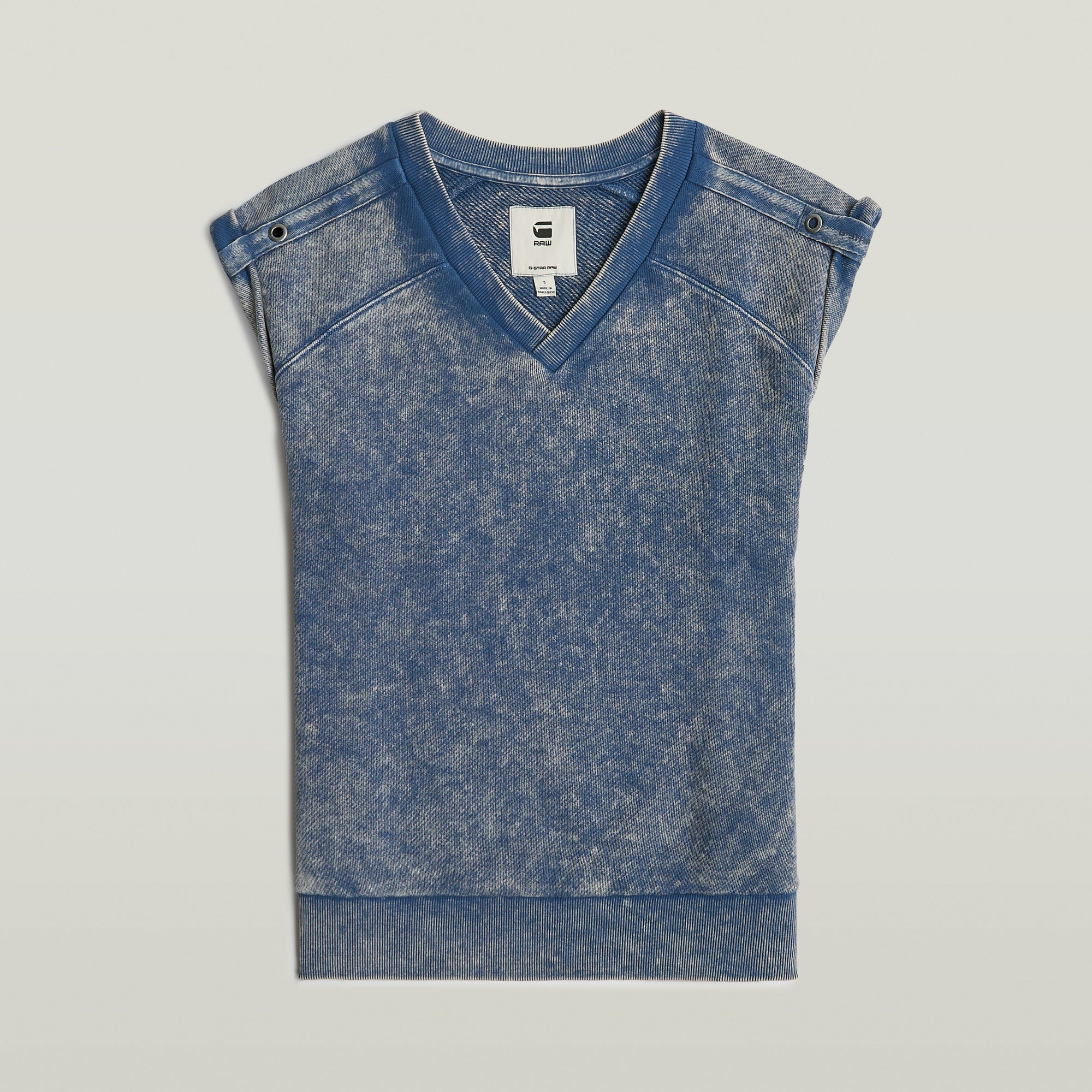 G-Star RAW Washed Sweater Midden blauw Dames
