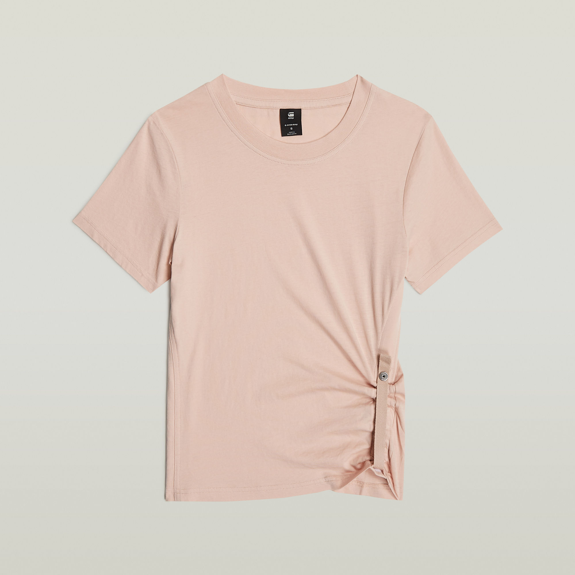 G-Star RAW Adjustable Slim T-shirt Roze Dames