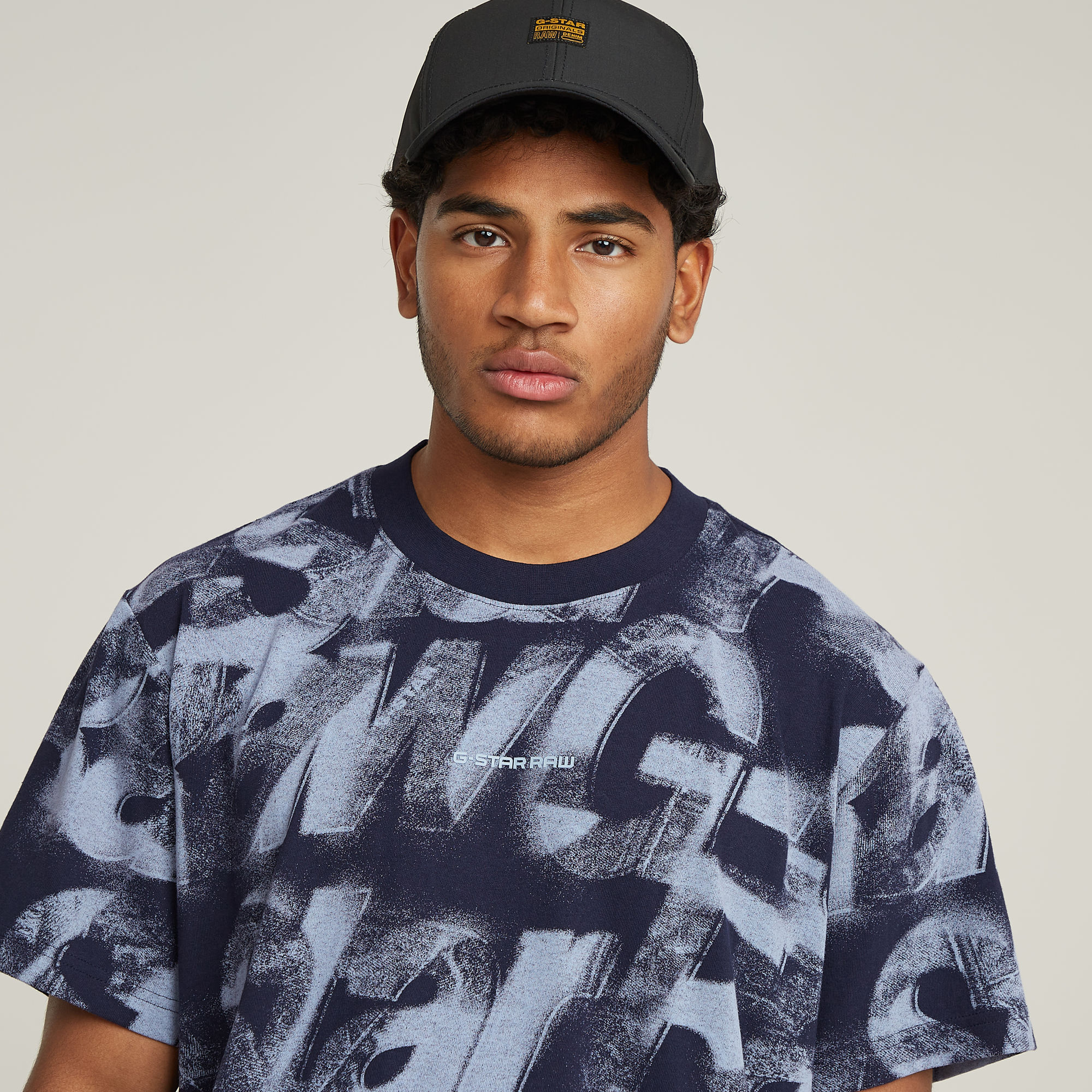 G-Star RAW Sprayed Letters Loose T-Shirt Meerkleurig Heren