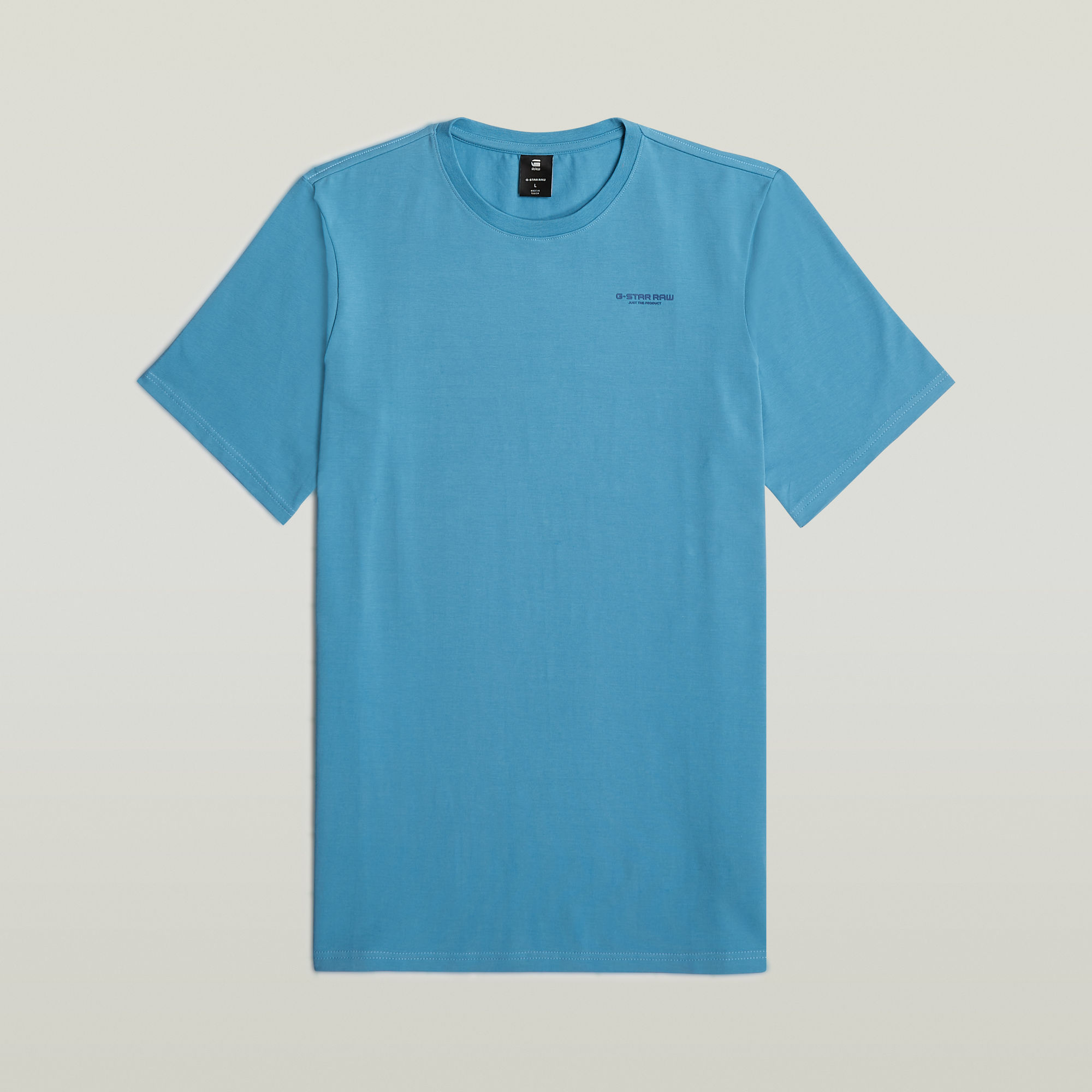 G-Star RAW Slim Base T-shirt Midden blauw Heren