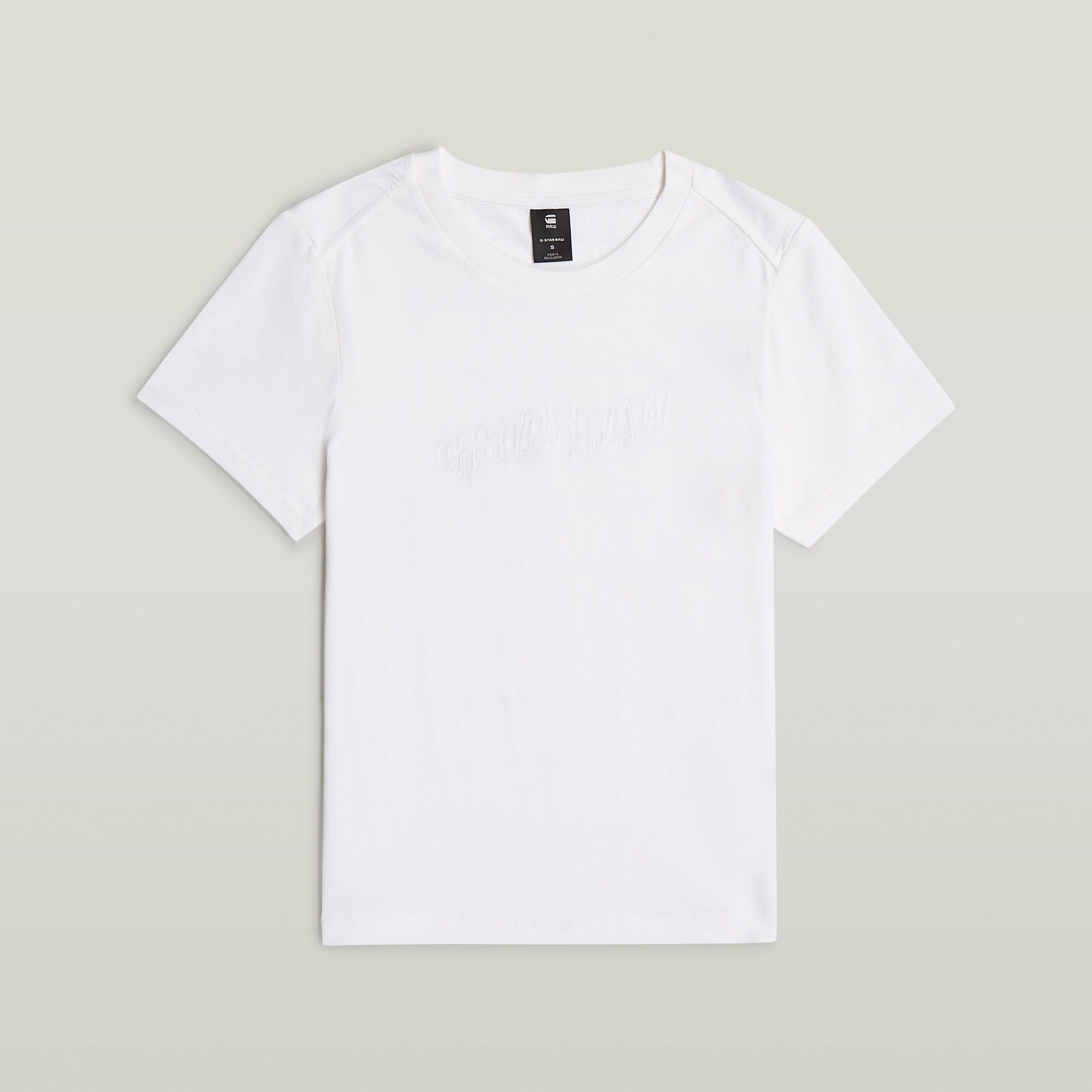 G-Star RAW Embro Logo T-shirt Wit Dames