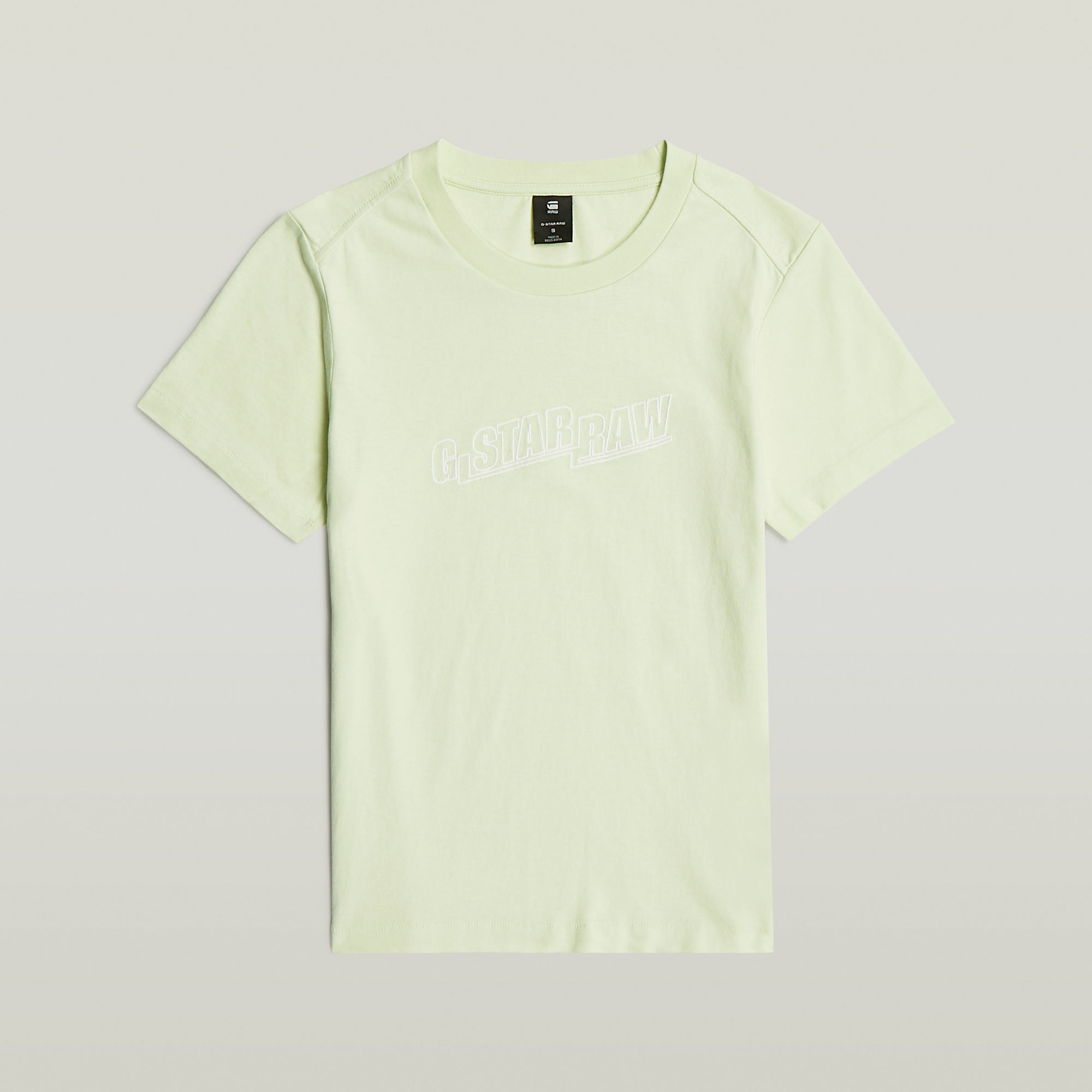G-Star RAW Embro Logo T-shirt Groen Dames