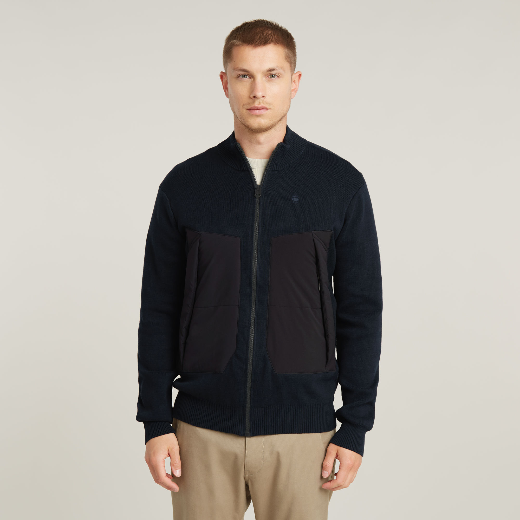 G-Star RAW Alfresco Gebreide Trui Donkerblauw Heren