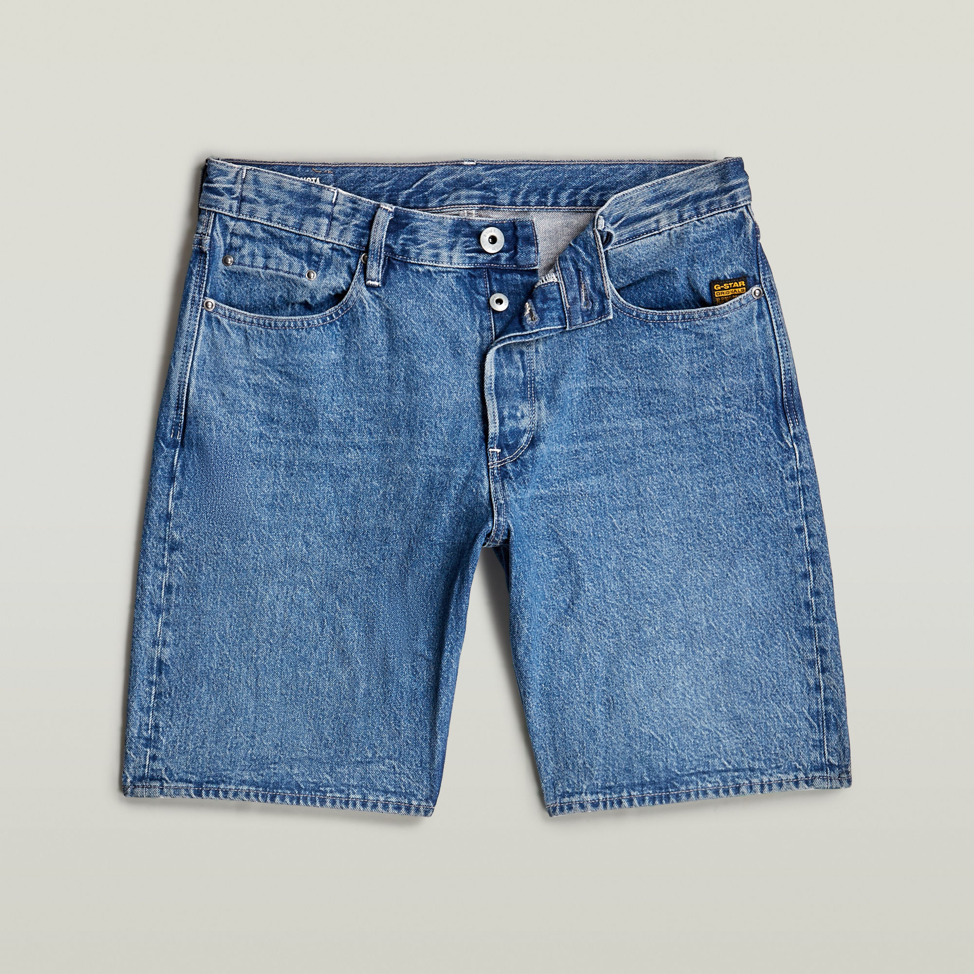 G-Star RAW Dakota Clean Edge Short Midden blauw Heren