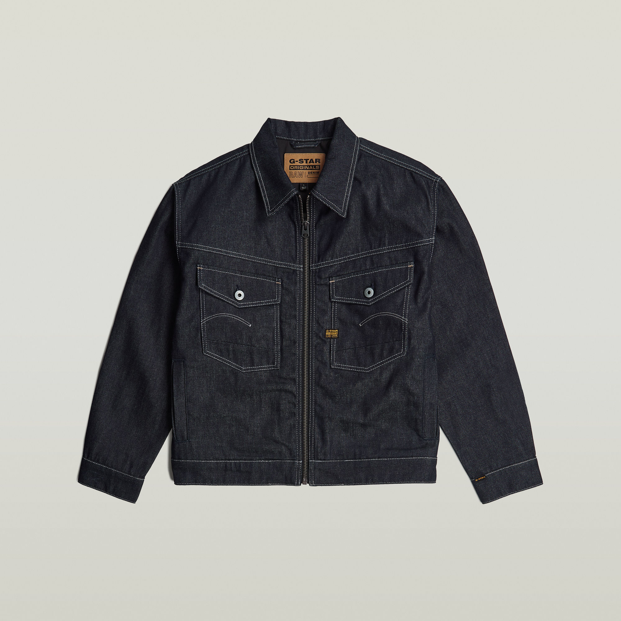 G-Star RAW Dakota Zip Jack Donkerblauw Heren