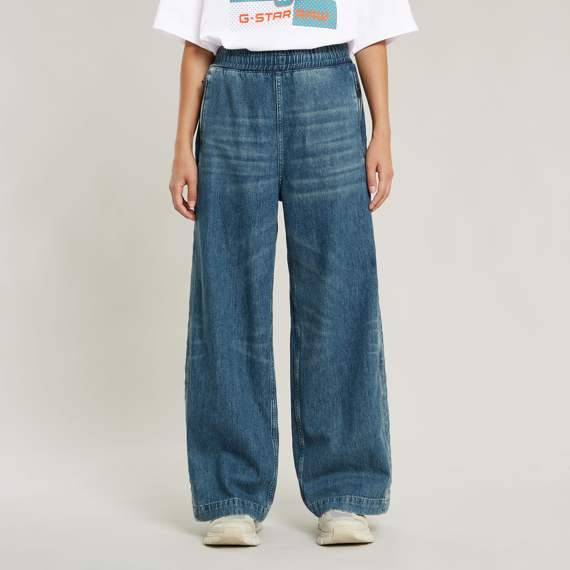 

FACETASM Unisex Track Pant - Midden blauw - Heren