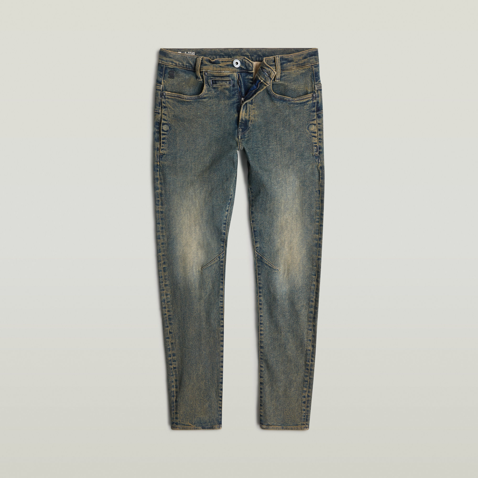 Thumbnail - D-Staq 3D Slim Jeans - Dunkelblau - Herren