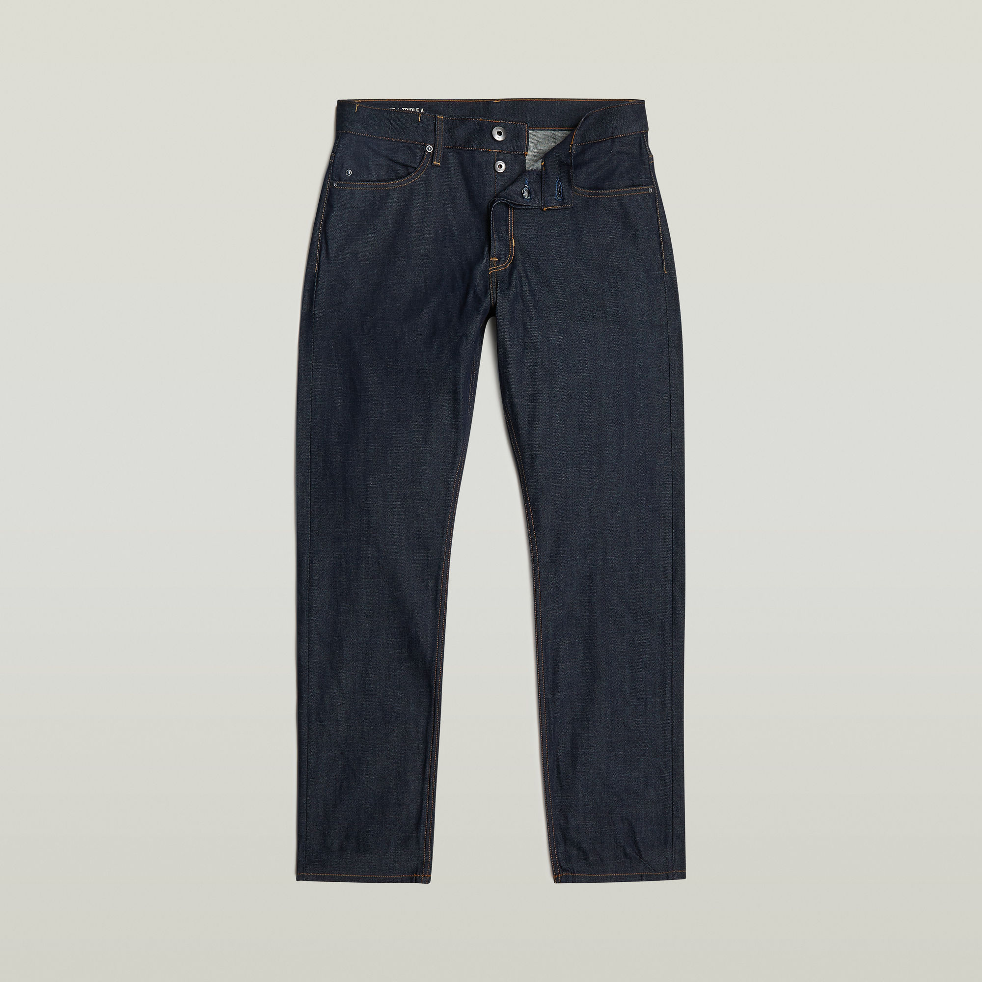 G-Star RAW Triple A Regular Straight Jeans Donkerblauw Heren