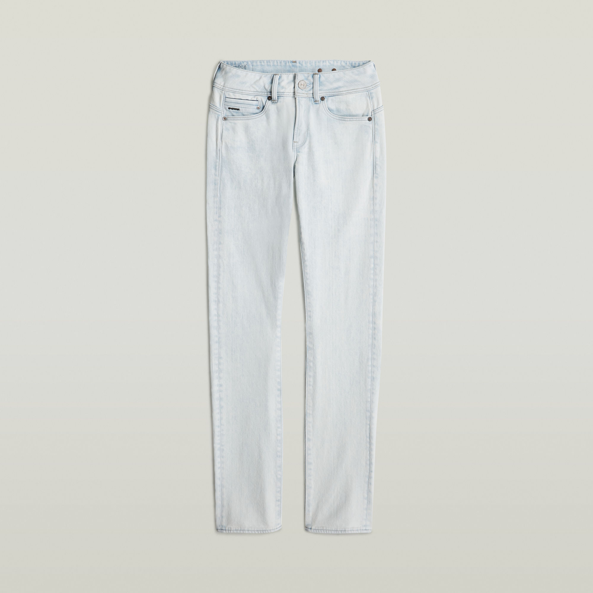 G-Star RAW Midge Slim Straight Jeans Lichtblauw Dames
