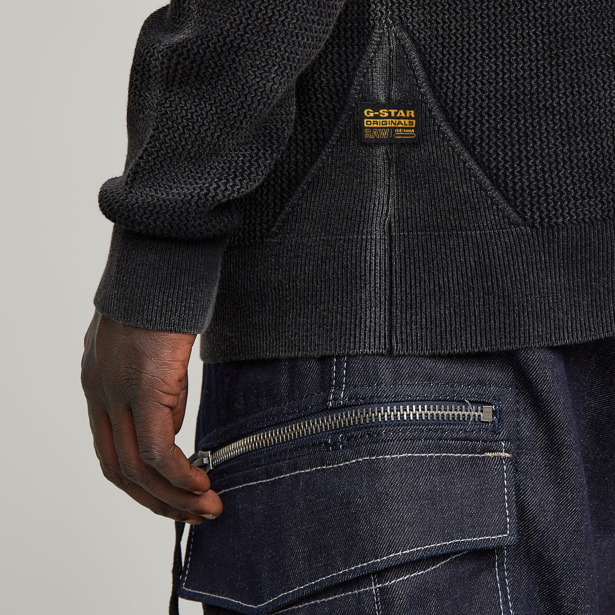 G-Star RAW Serrated Skipper Trui Donkerblauw Heren