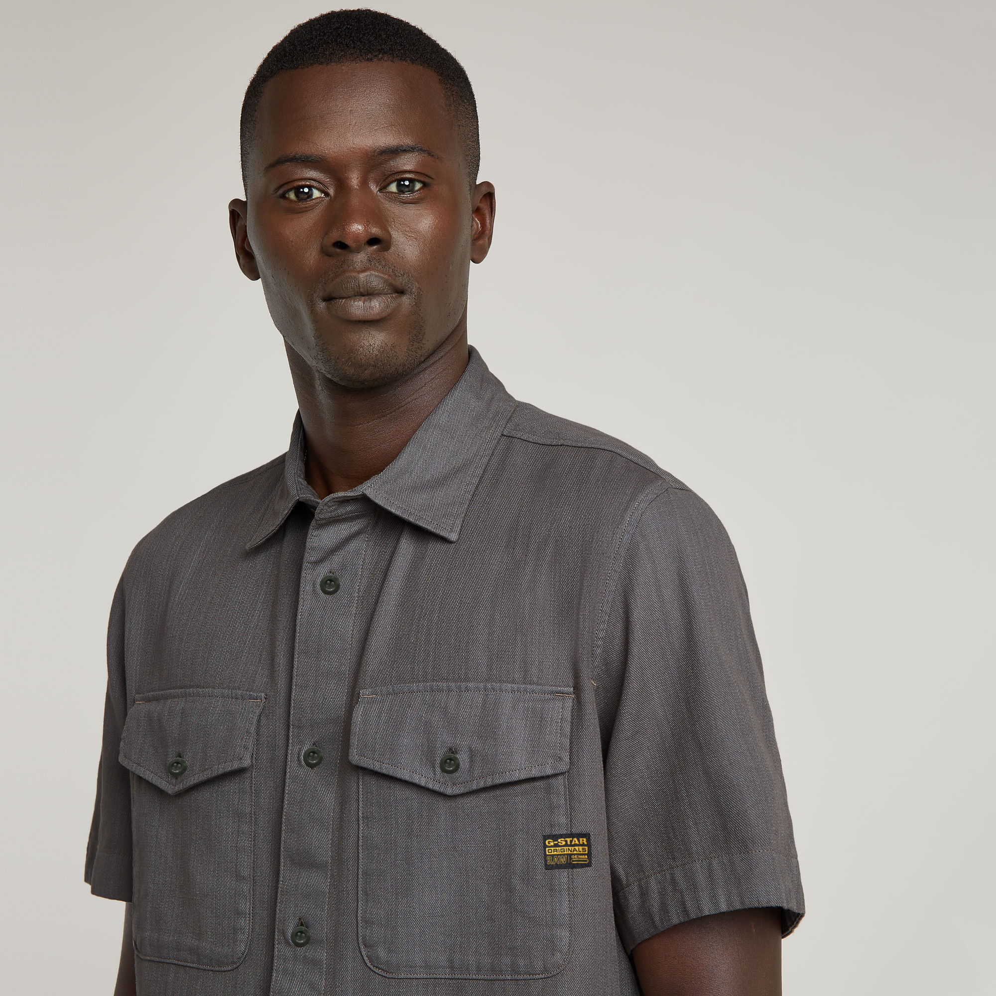 G-Star RAW Marine Slim Shirt Grijs Heren