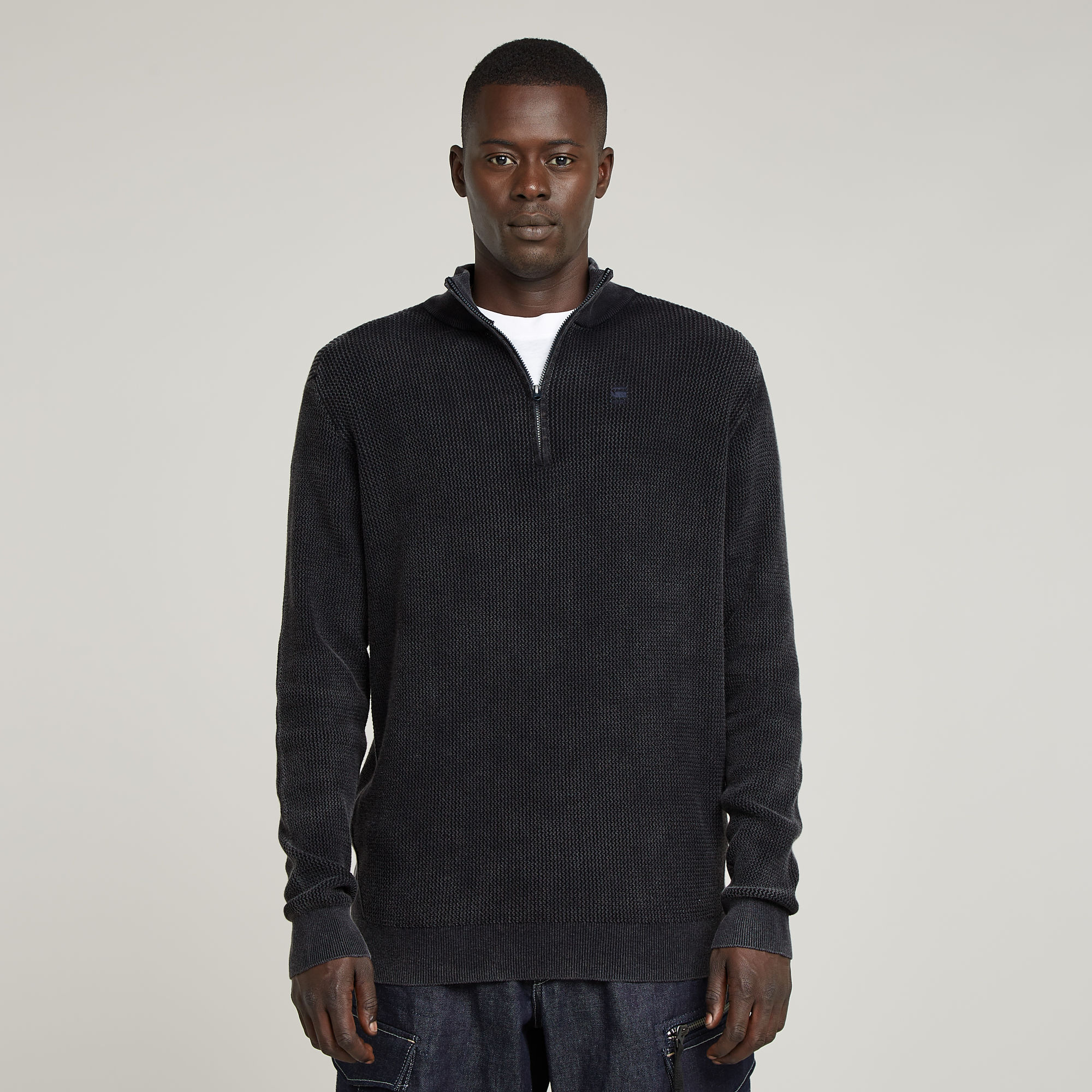 G-Star RAW Serrated Skipper Trui Donkerblauw Heren