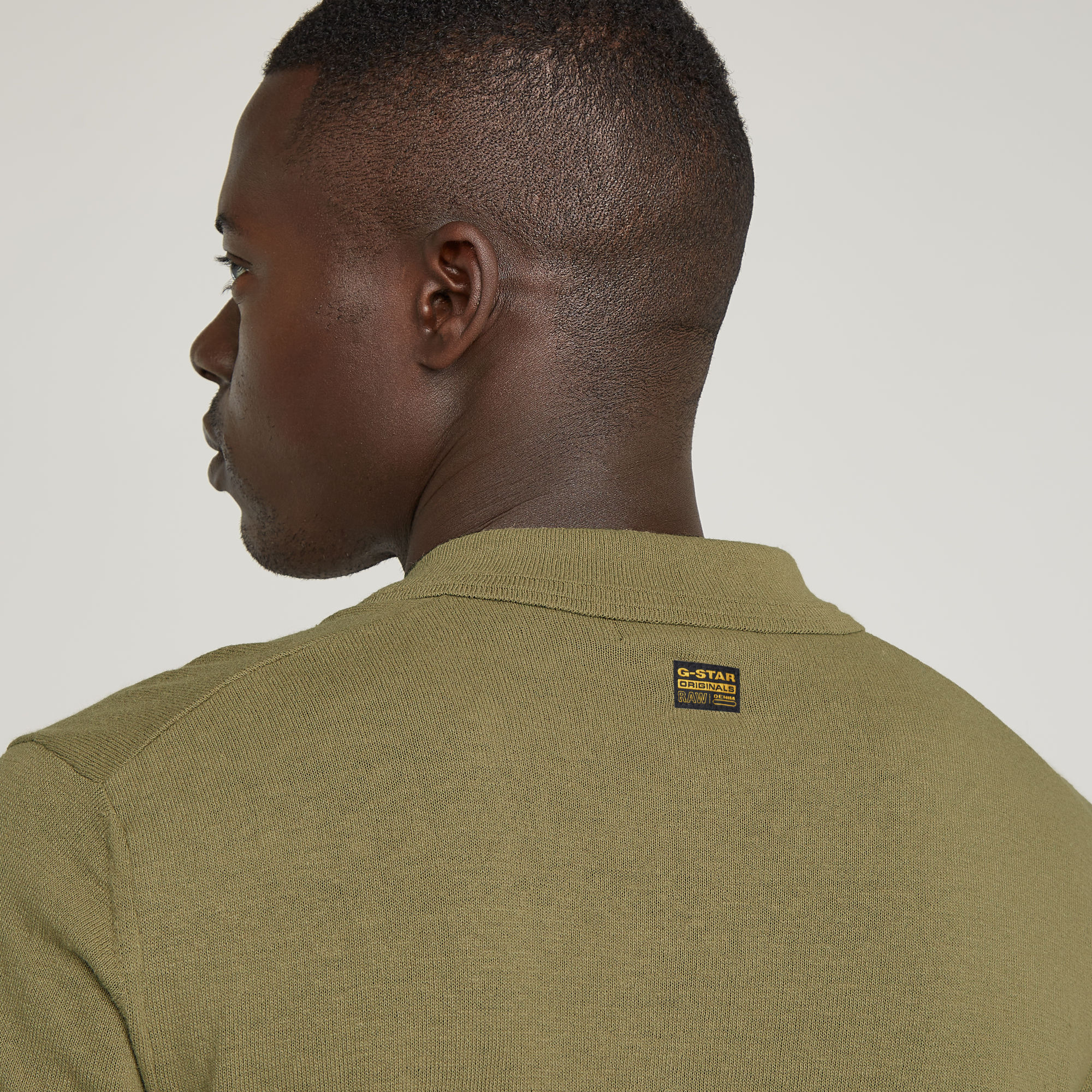 G-Star RAW Knitted Polo Groen Heren