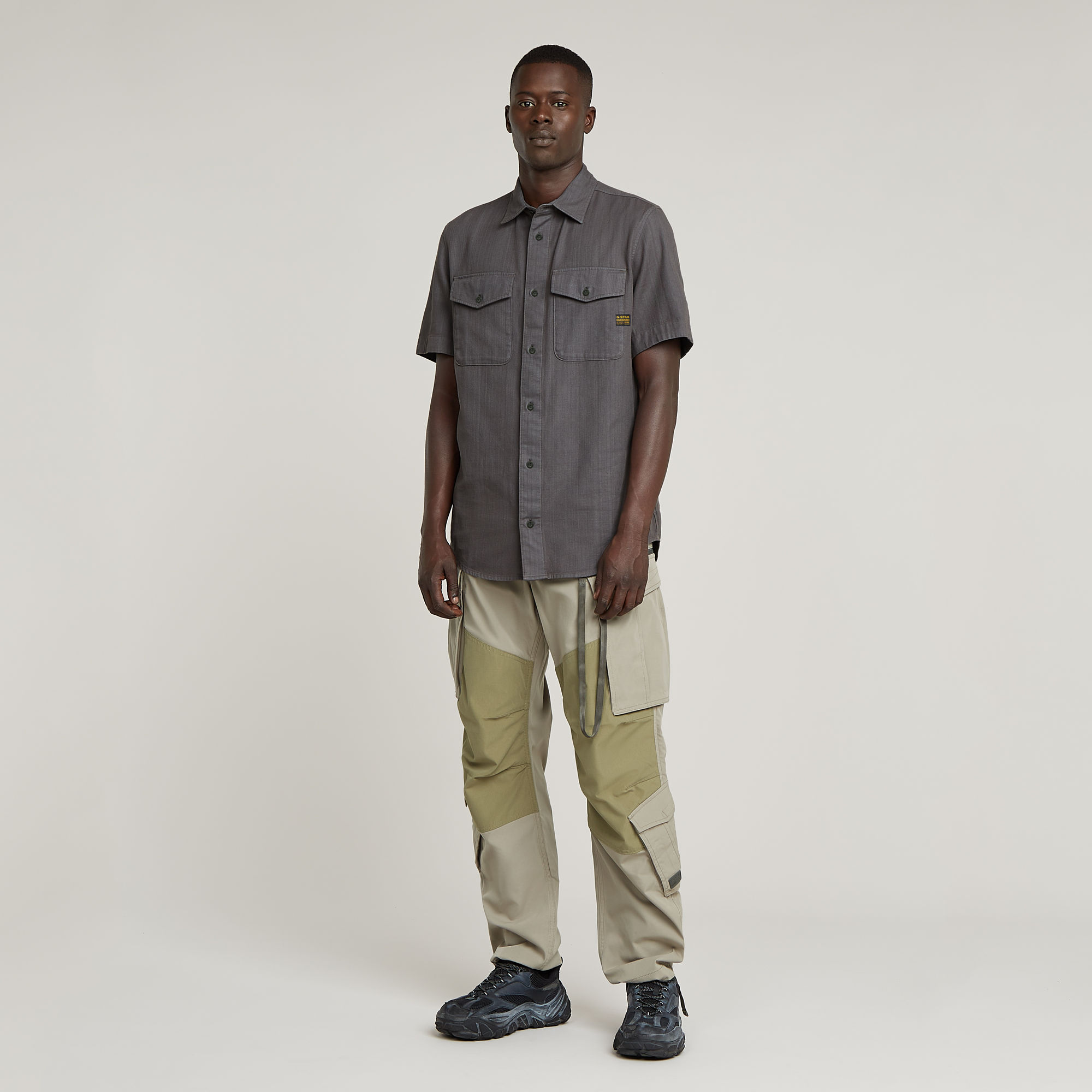 G-Star RAW Marine Slim Shirt Grijs Heren