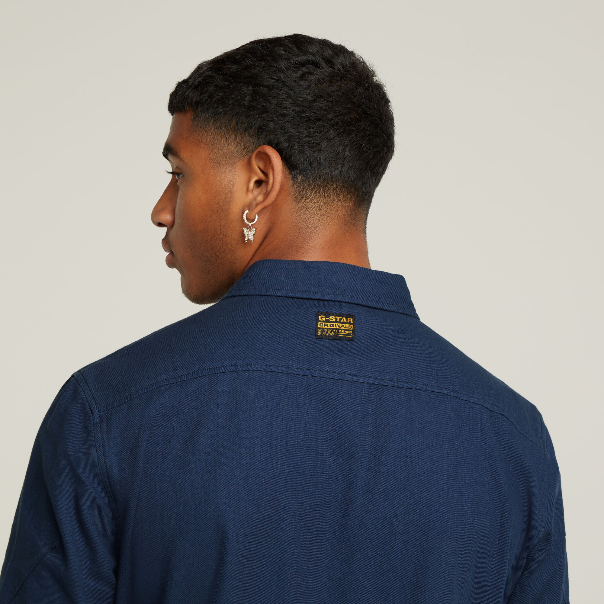 G-Star RAW Marine Slim Shirt Donkerblauw Heren