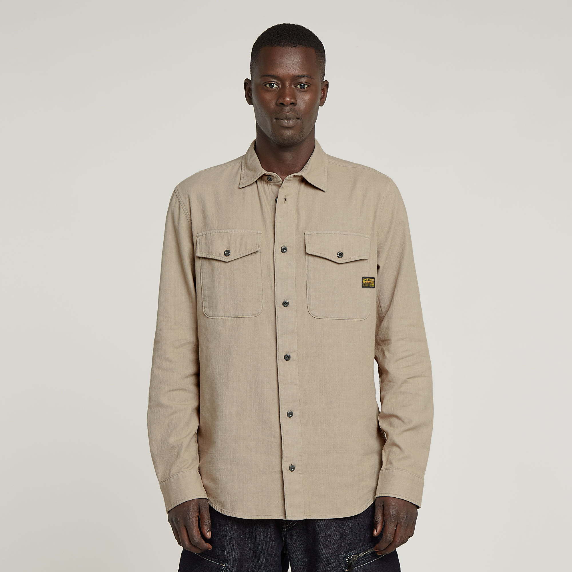 

Marine Slim Shirt - Beige - Men