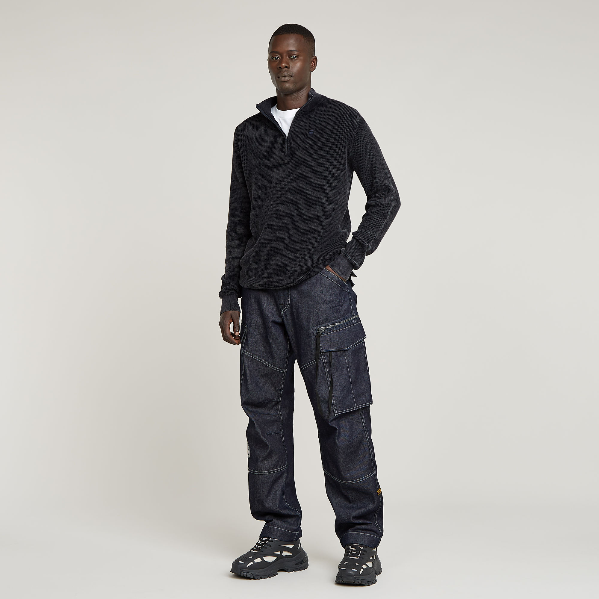 G-Star RAW Serrated Skipper Trui Donkerblauw Heren