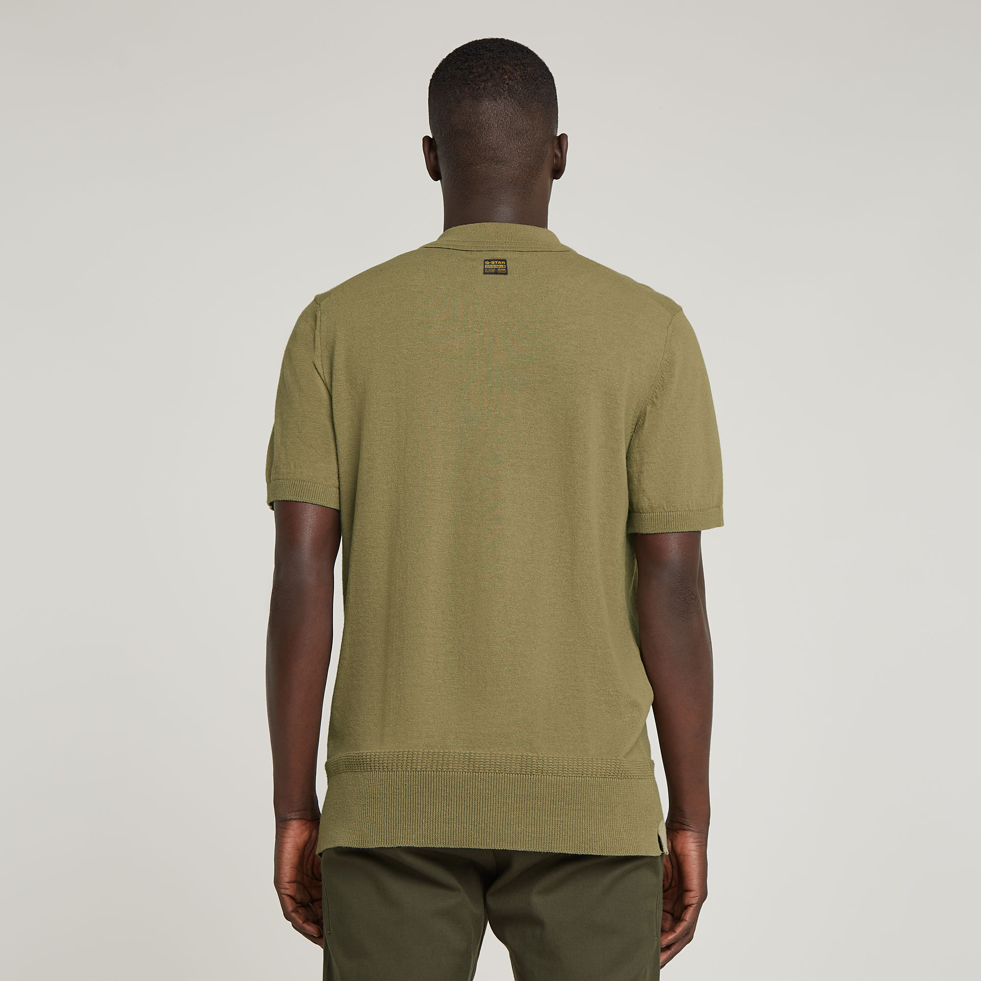 G-Star RAW Knitted Polo Groen Heren