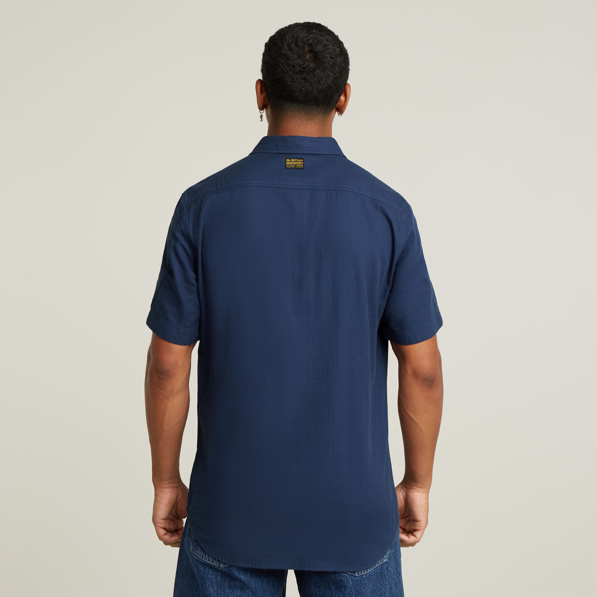 G-Star RAW Marine Slim Shirt Donkerblauw Heren