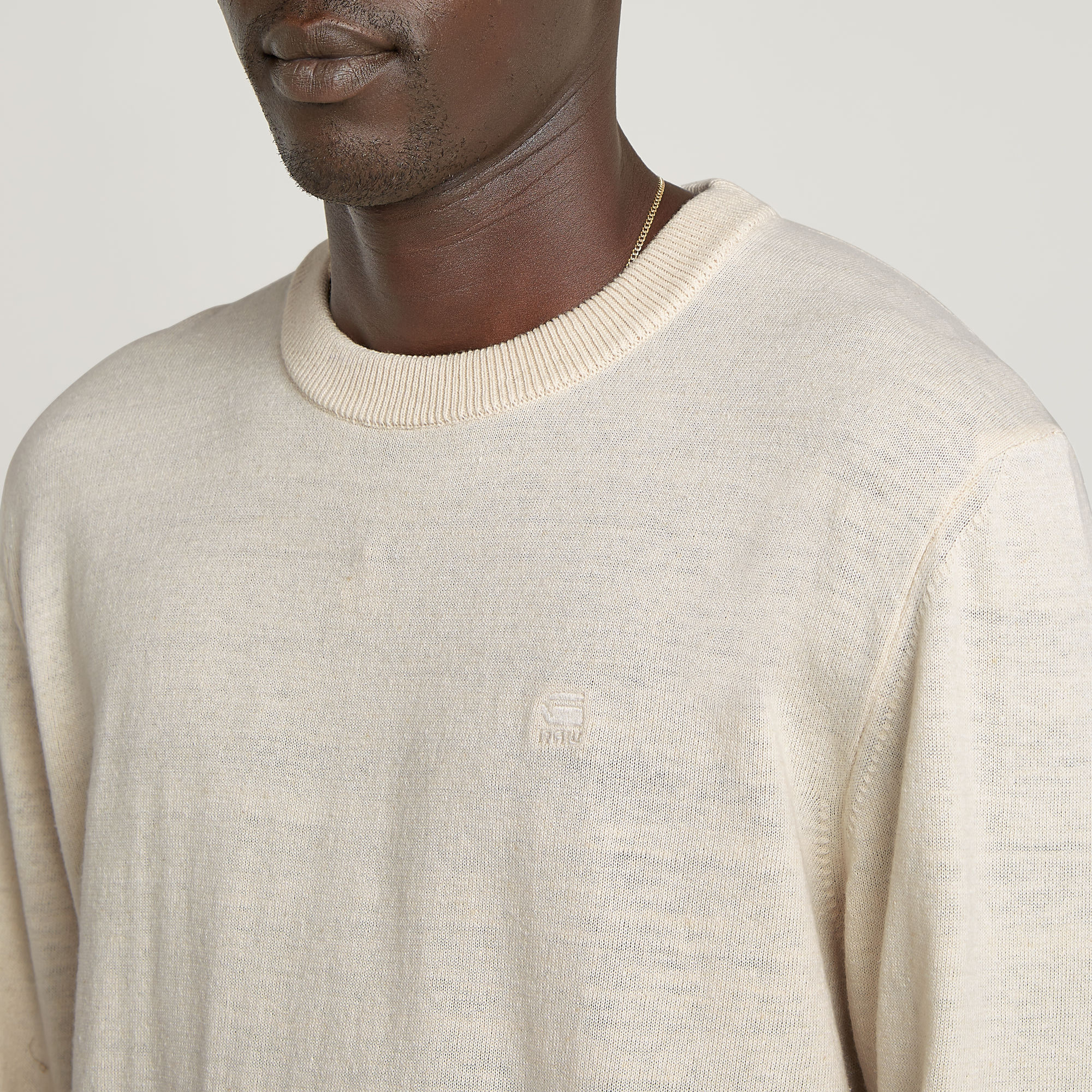 G-Star RAW Premium Core Gebreide Trui Wit Heren