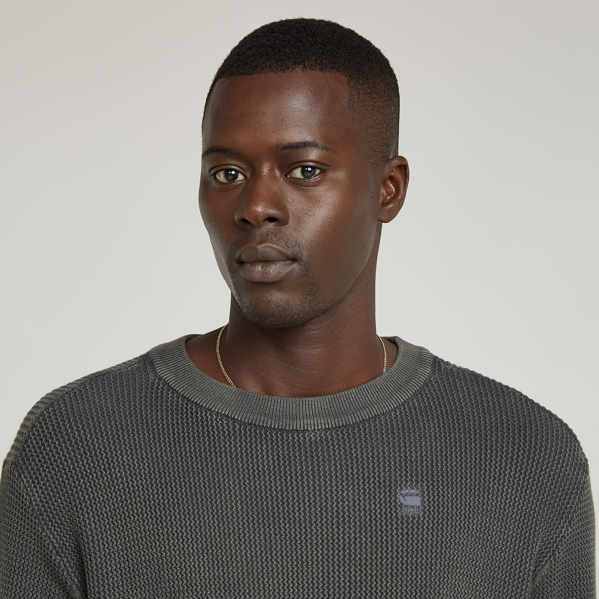 G-Star RAW Serrated Gebreide Trui Grijs Heren