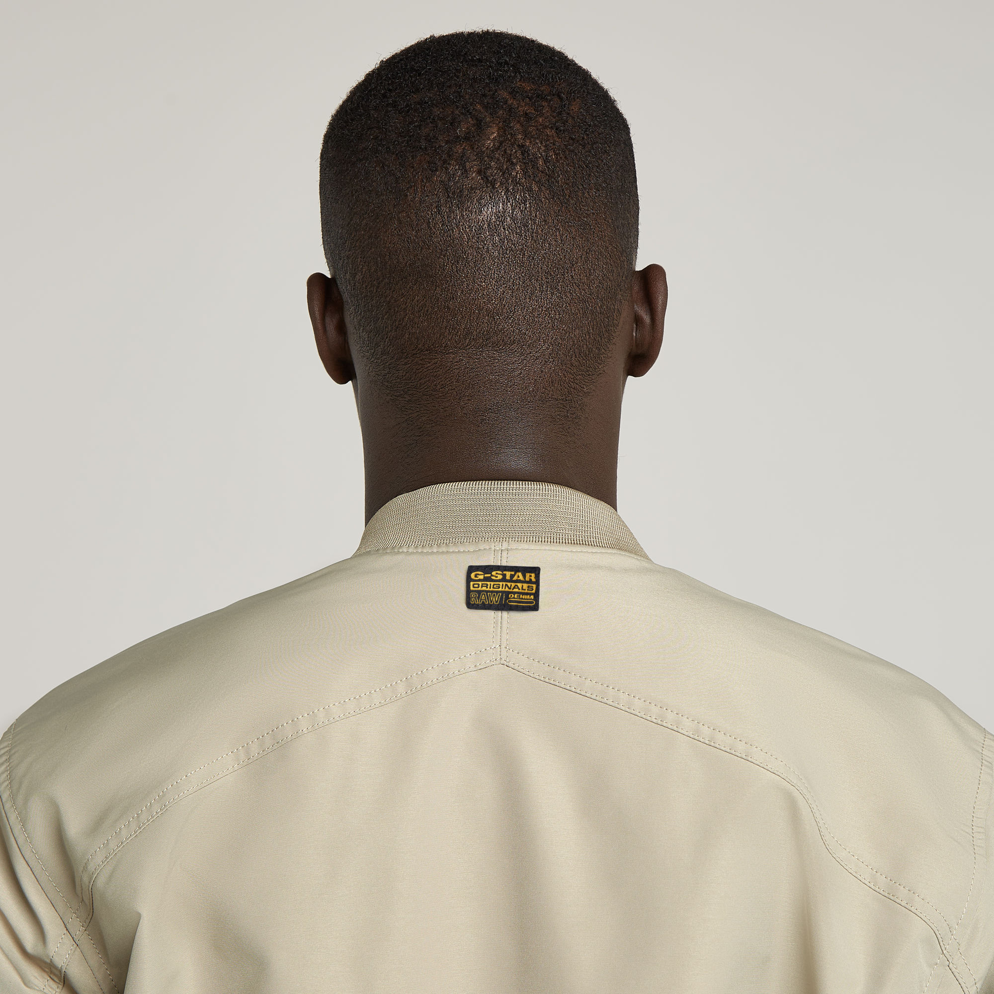 G-Star RAW Bomberjack Unpadded Beige Heren