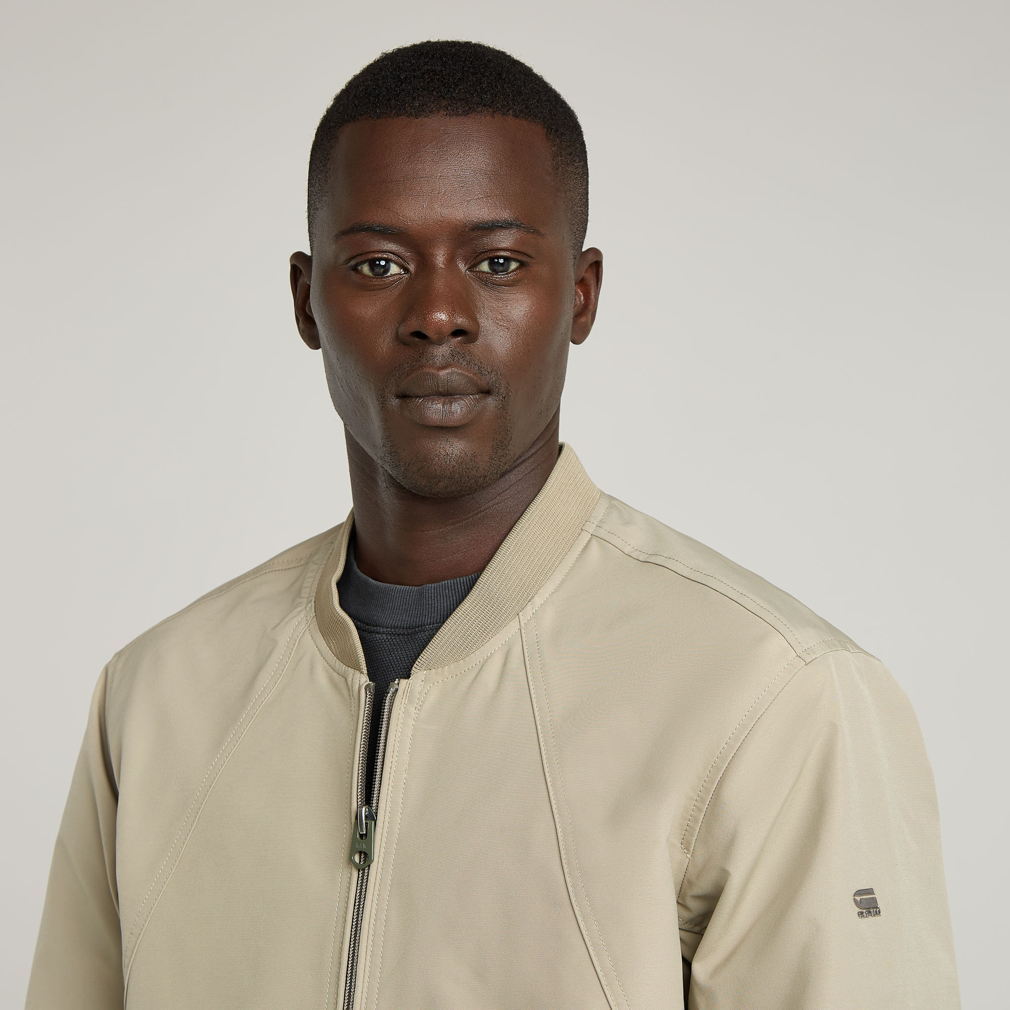 G-Star RAW Bomberjack Unpadded Beige Heren