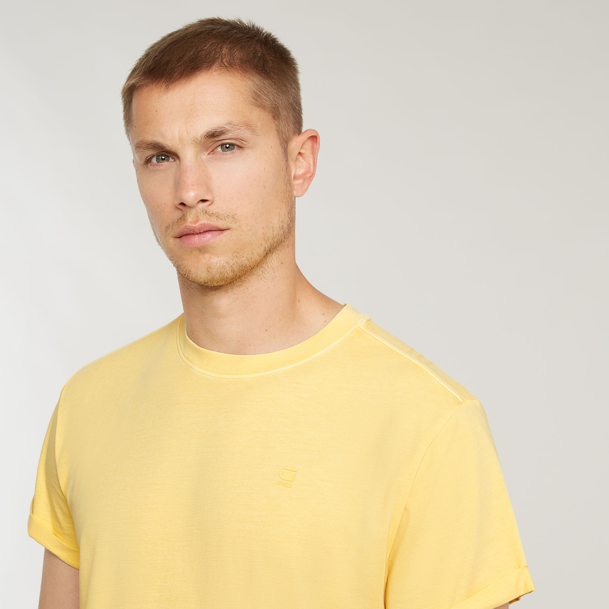 G-Star RAW Lash T-Shirt Geel Heren