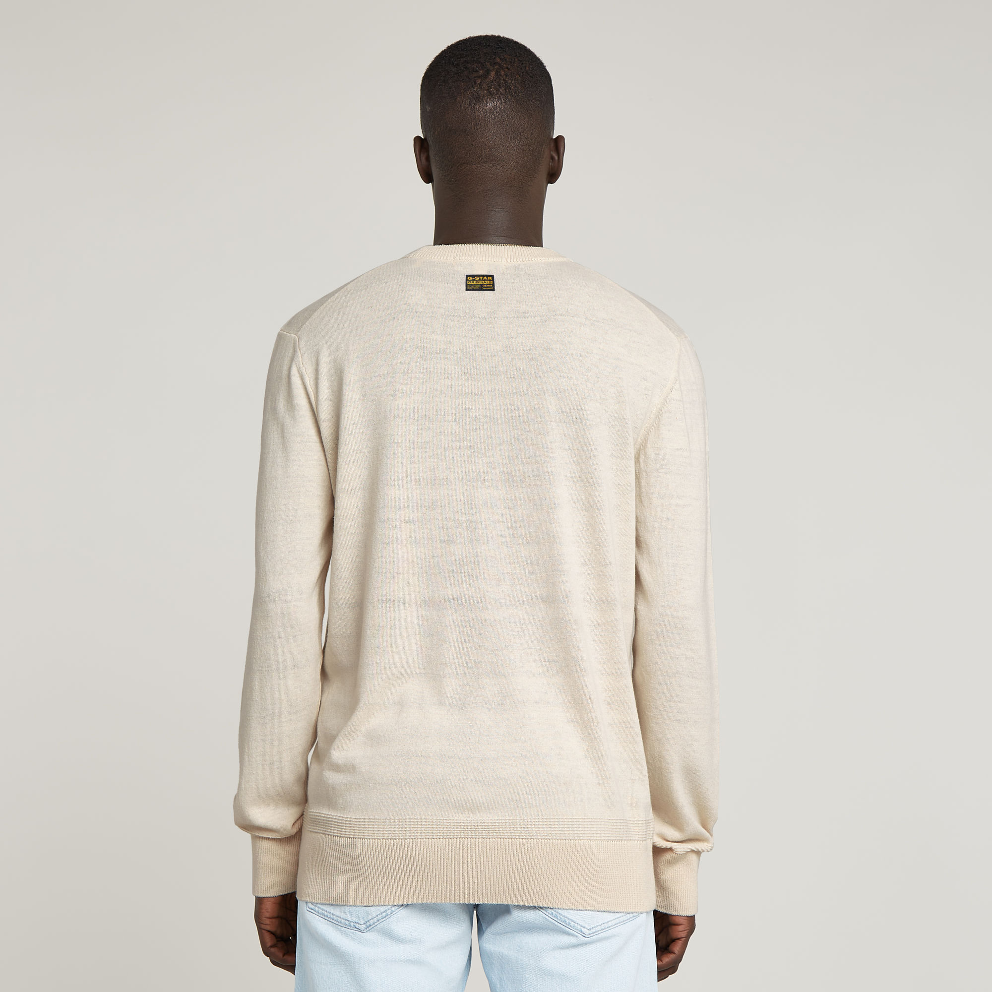 G-Star RAW Premium Core Gebreide Trui Wit Heren
