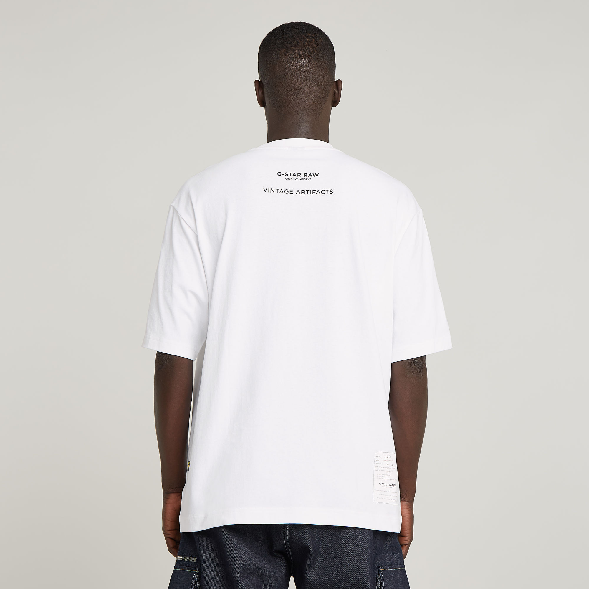G-Star RAW Archive Boxy T-Shirt Wit Heren