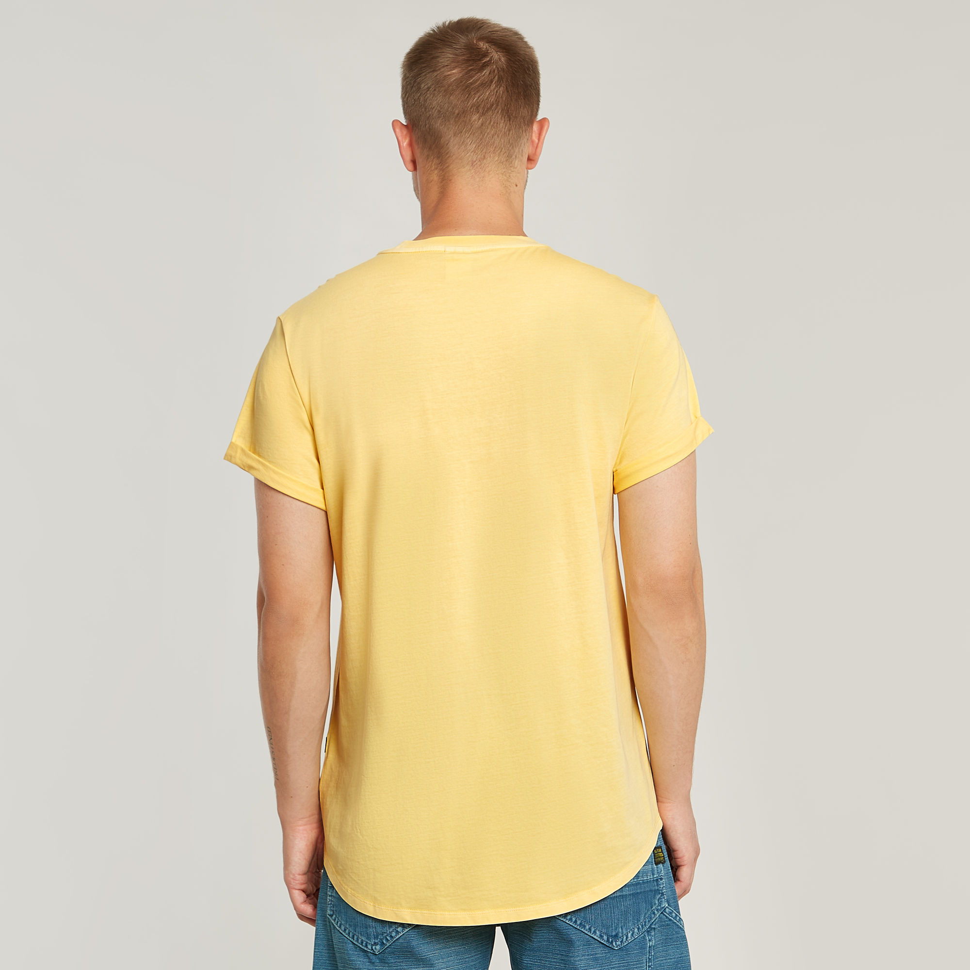 G-Star RAW Lash T-Shirt Geel Heren