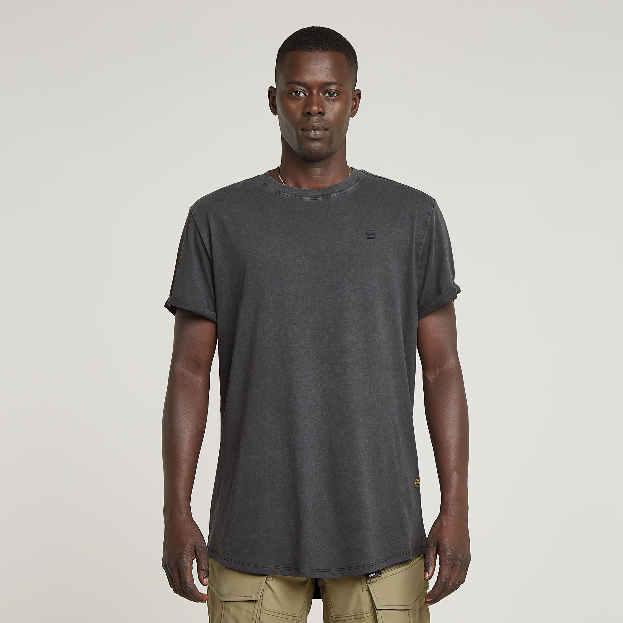 G-Star RAW Text Back Graphic Overdyed Lash T-Shirt - Zwart - Heren