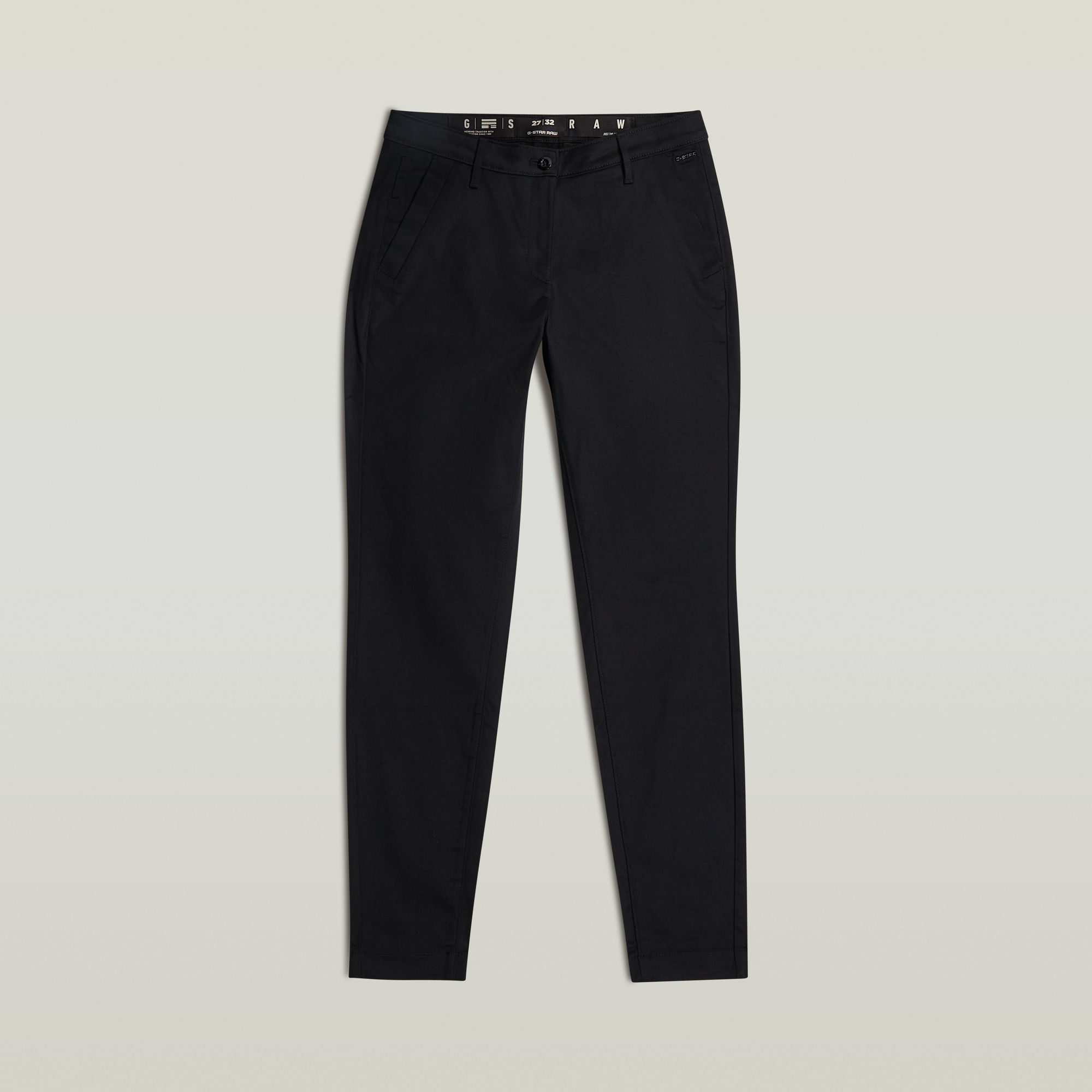 G-Star RAW Bronson Mid Waist Chino Zwart Dames