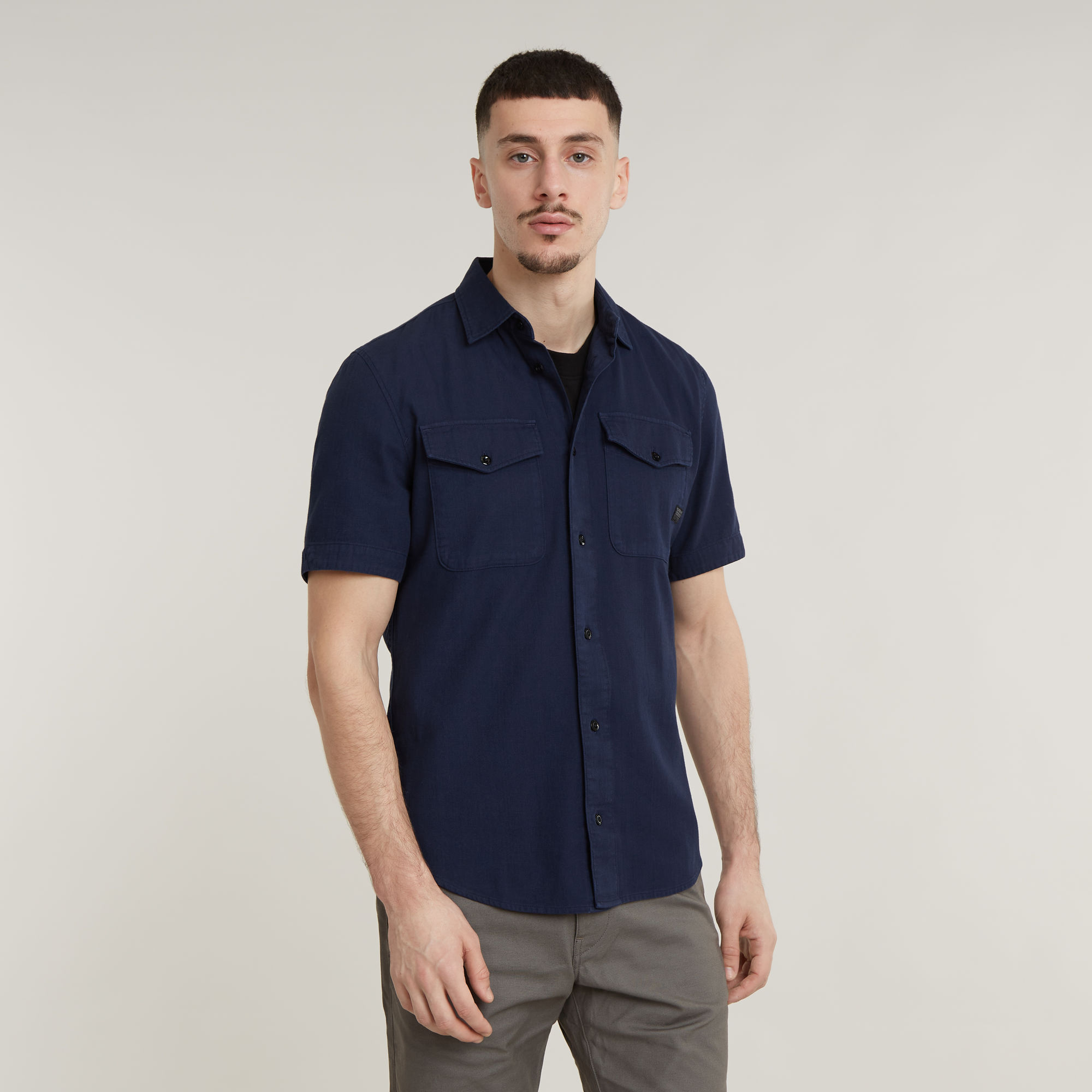 

Marine Slim Shirt - Dark blue - Men