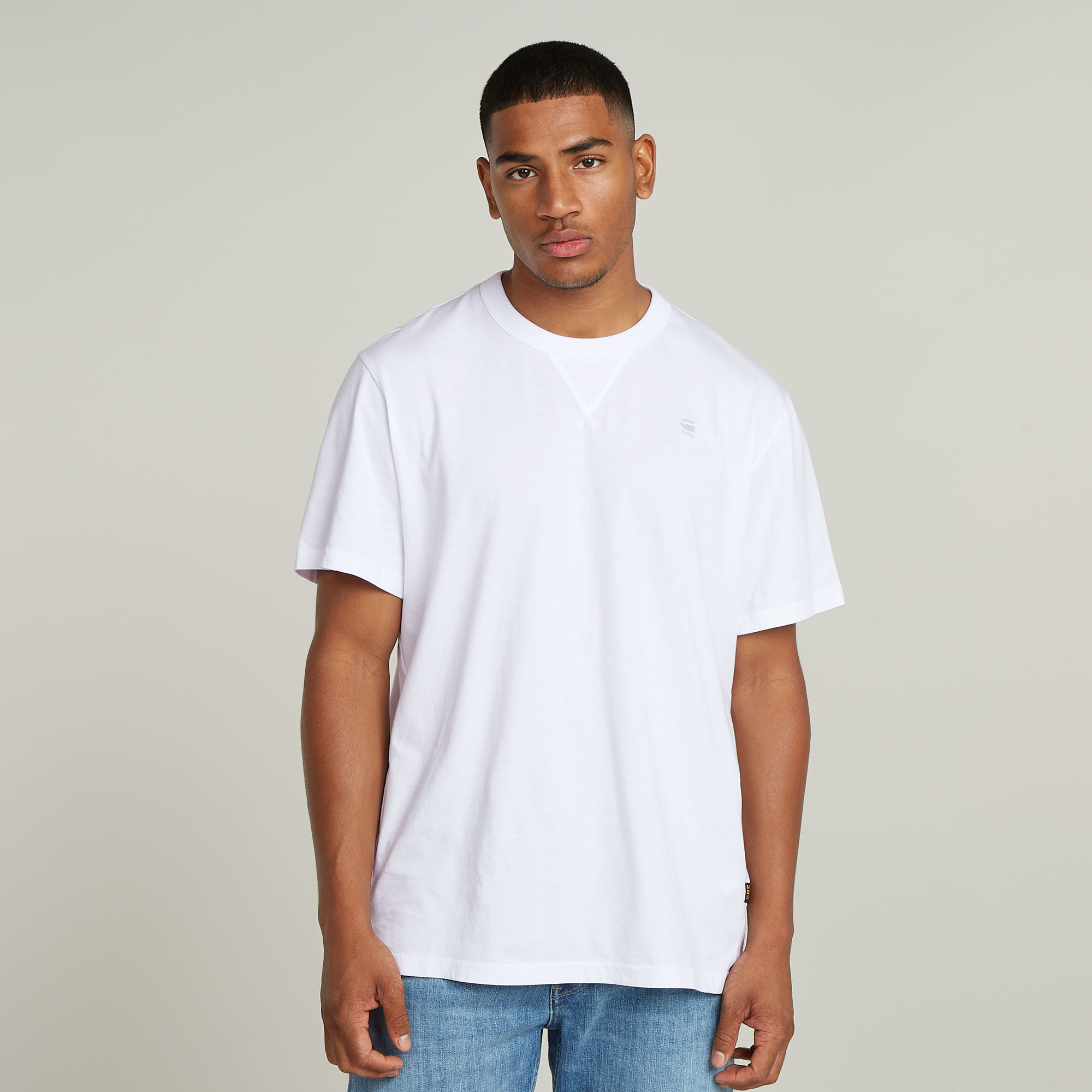 G-Star Raw T-shirt met labelstitching model 'Nifous'