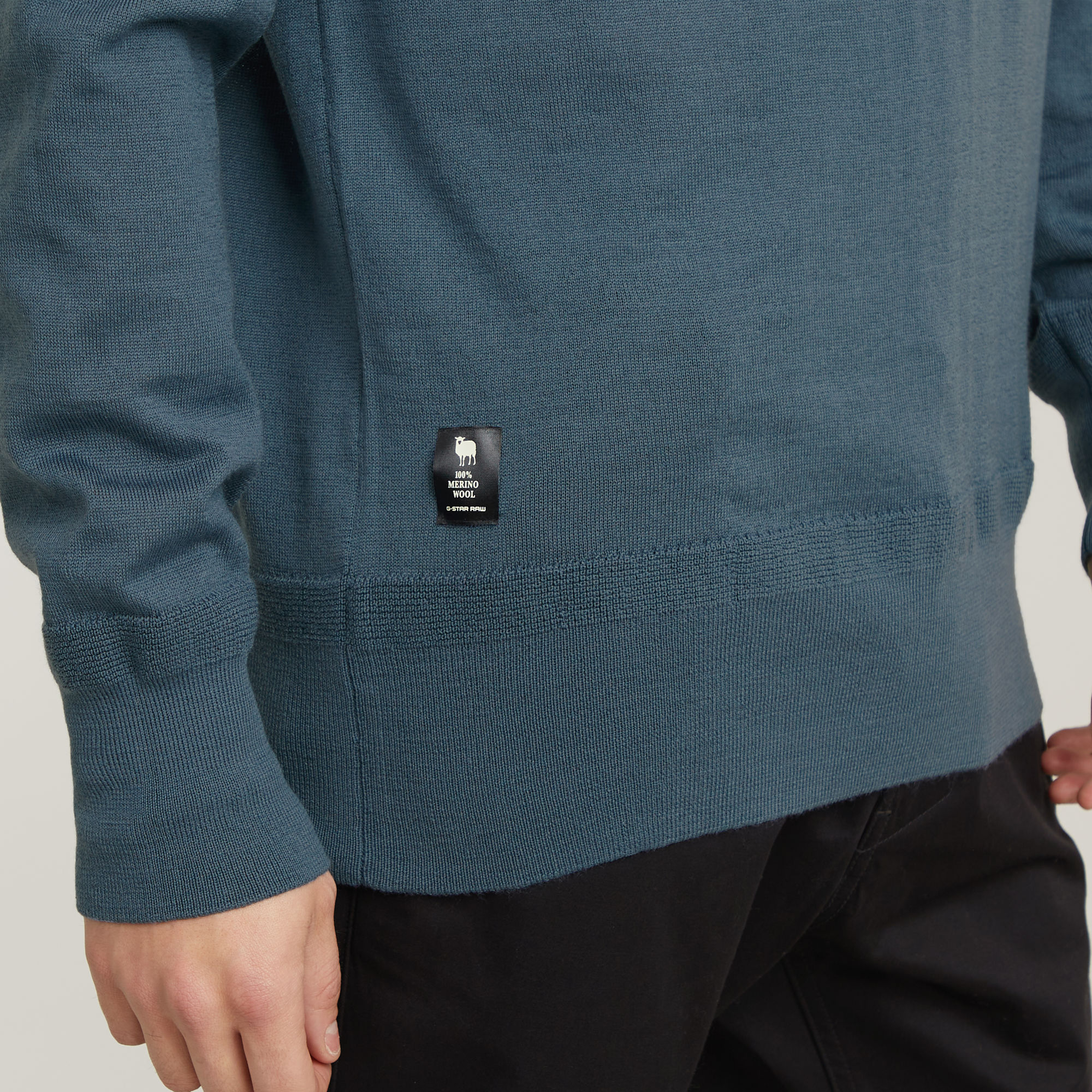 G-Star RAW Premium Core Gebreide Trui Midden blauw Heren
