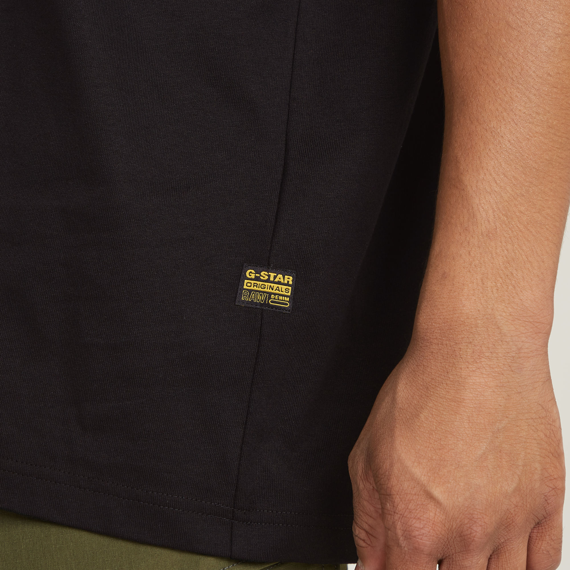 G-Star RAW Burger Box Rain Loose T-Shirt Zwart Heren