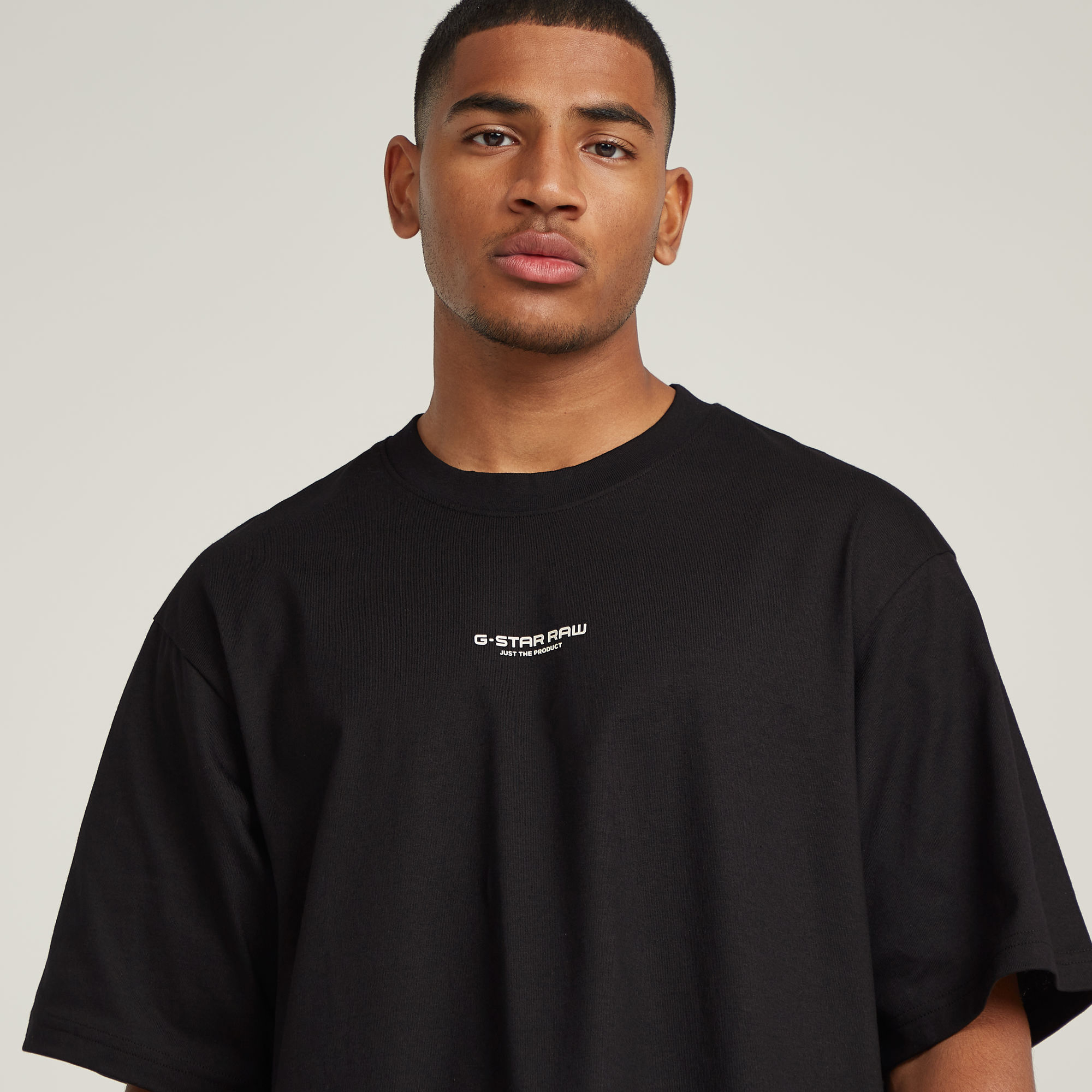 G-Star RAW Center Chest Boxy T-Shirt Zwart Heren