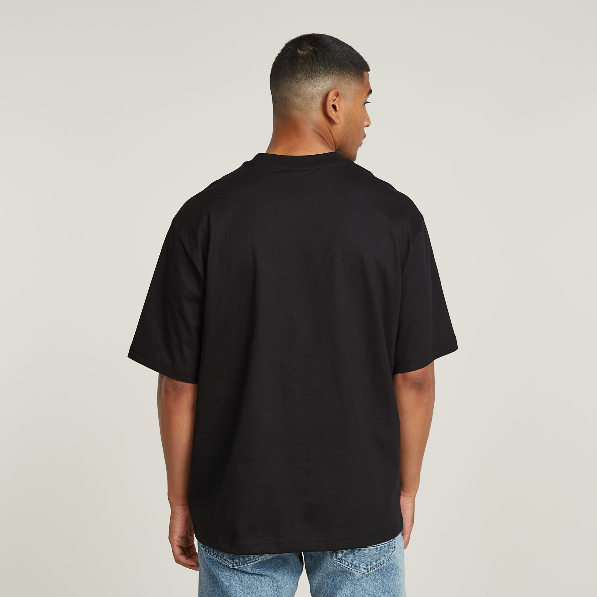 G-Star RAW Center Chest Boxy T-Shirt Zwart Heren