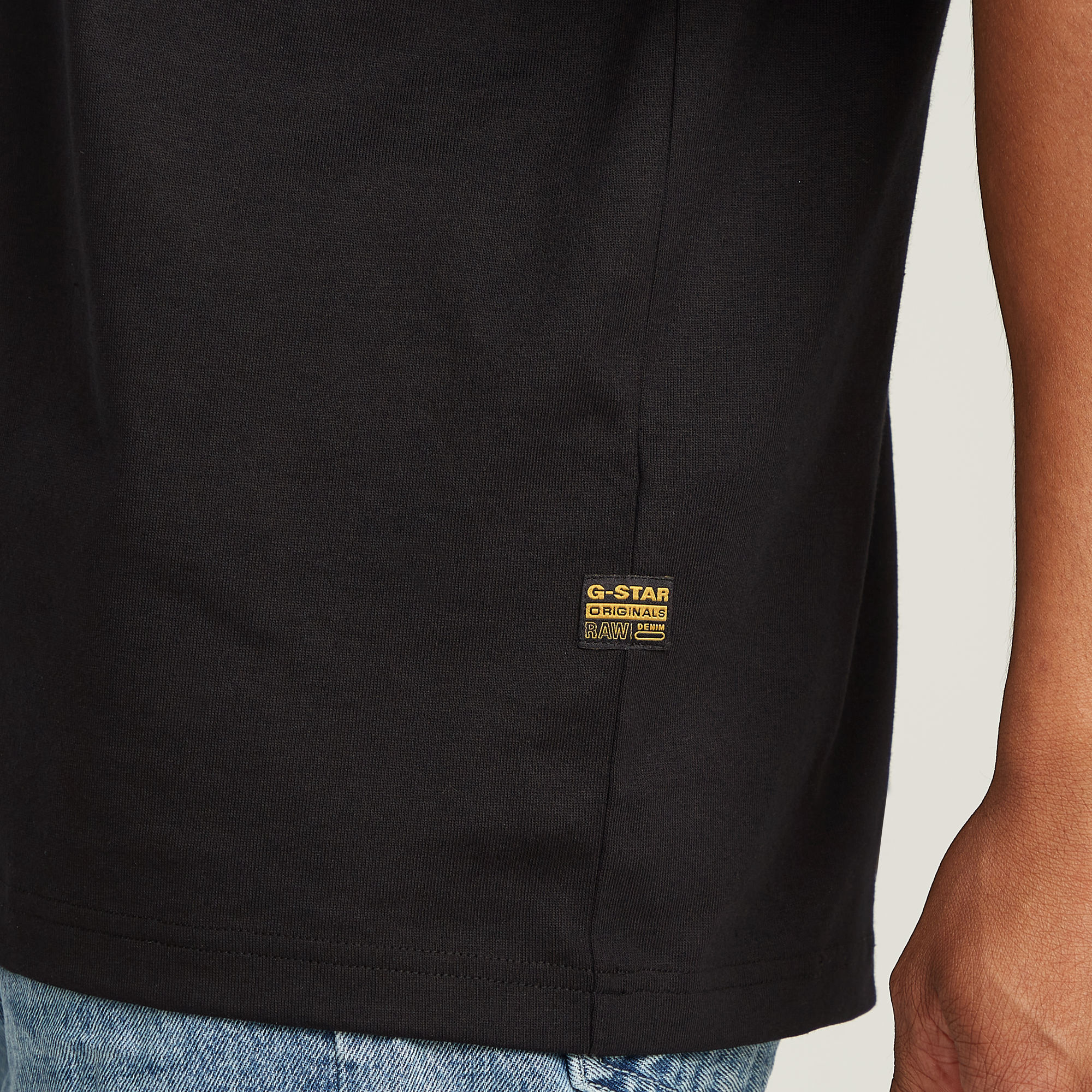 G-Star RAW Center Chest Boxy T-Shirt Zwart Heren