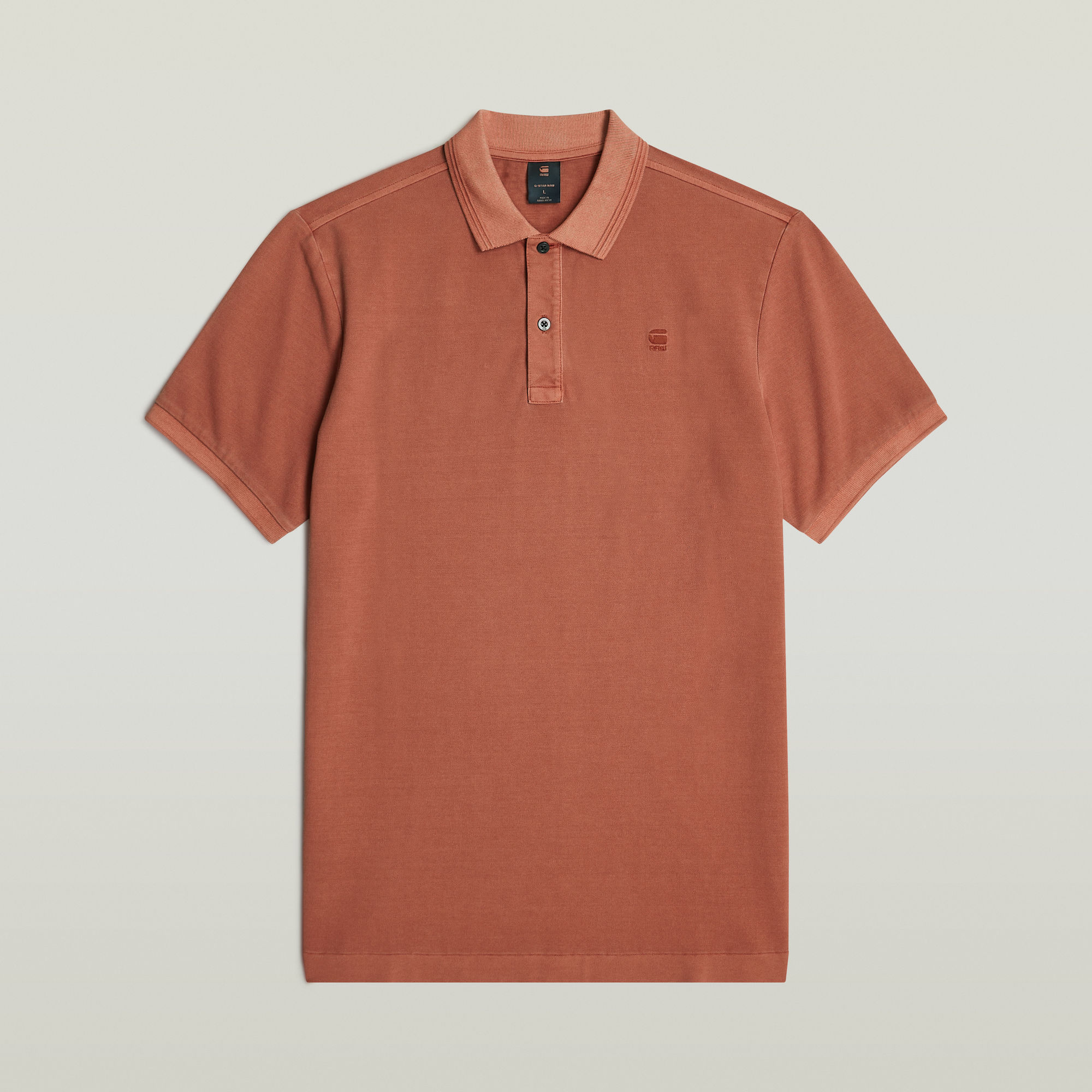 G-Star RAW Dunda Overdyed Slim Polo Rood Heren