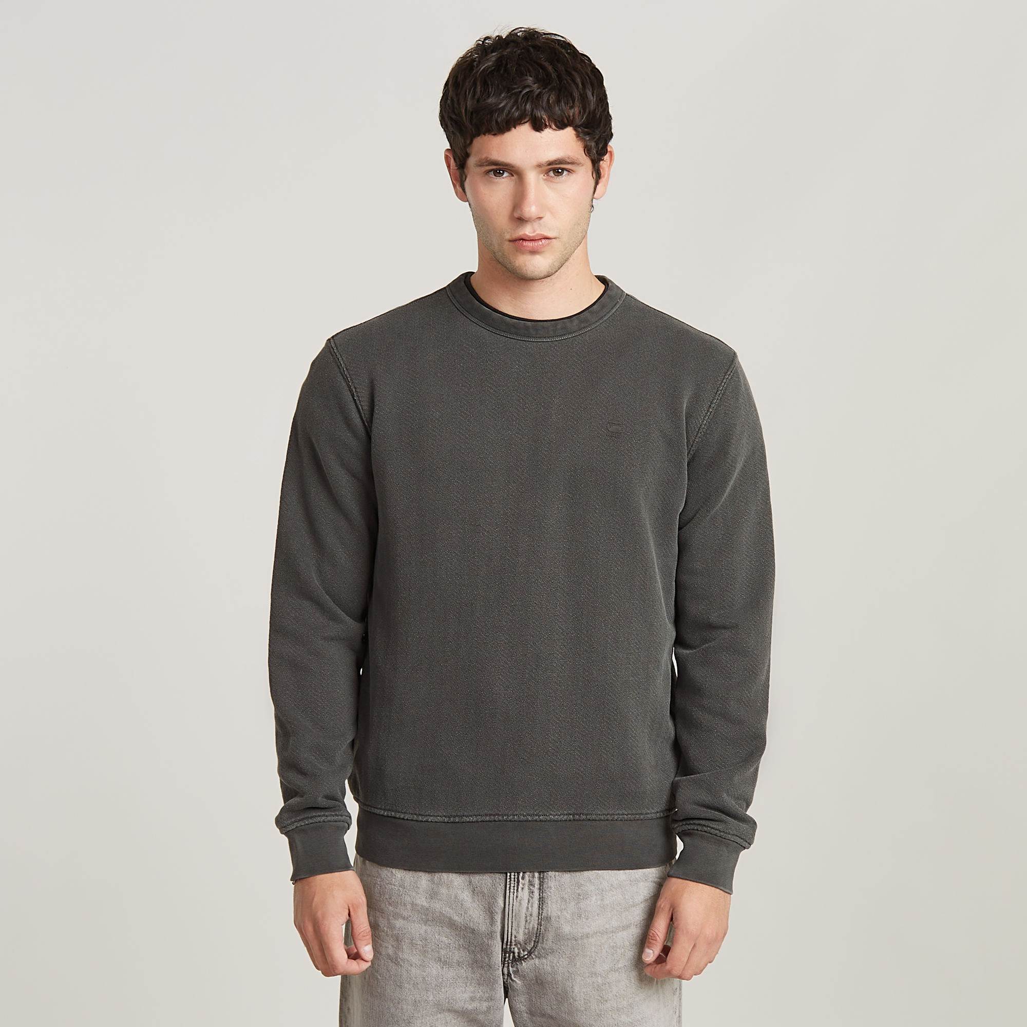 

Overdyed Sweater - Black - Men