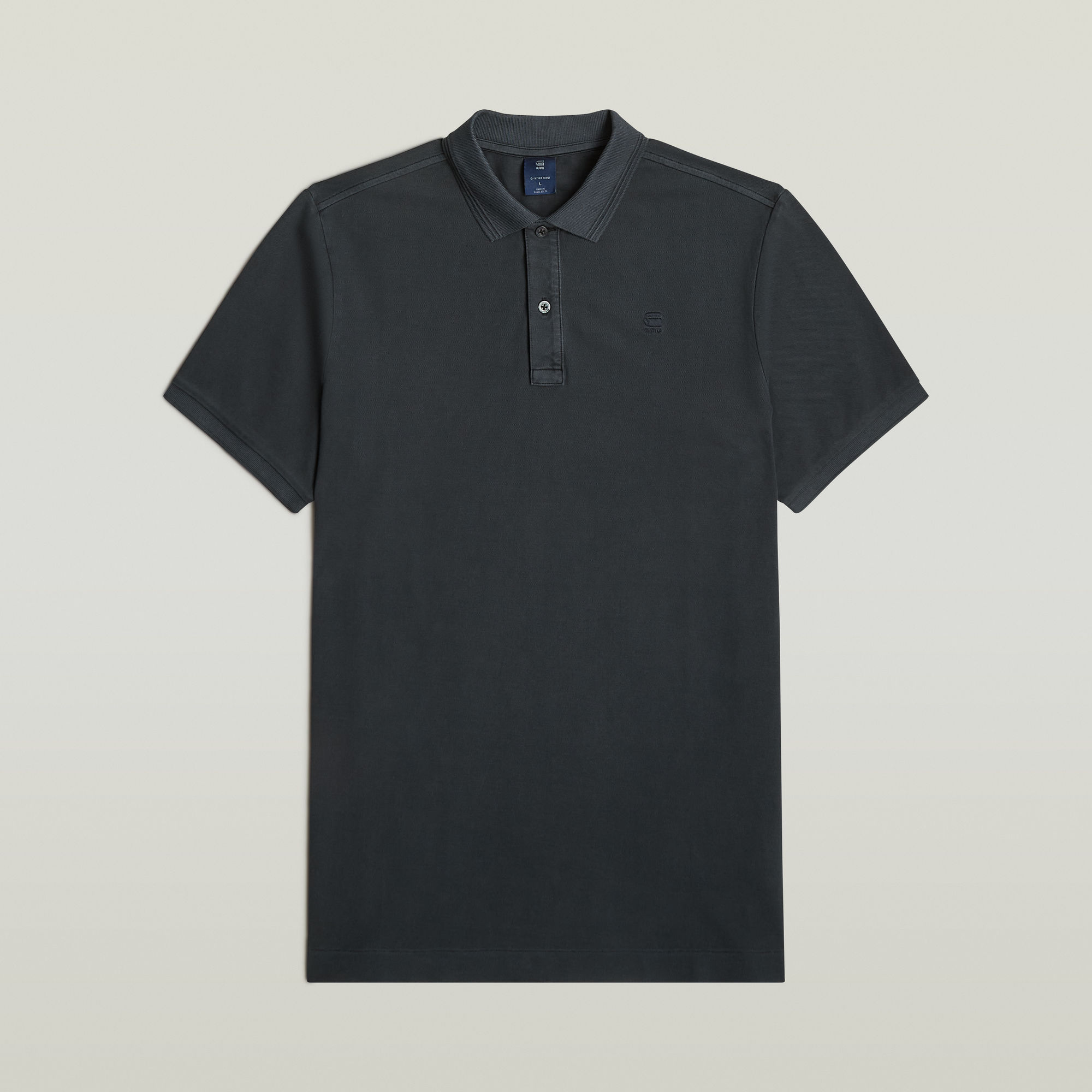G-Star RAW Dunda Overdyed Slim Polo Donkerblauw Heren